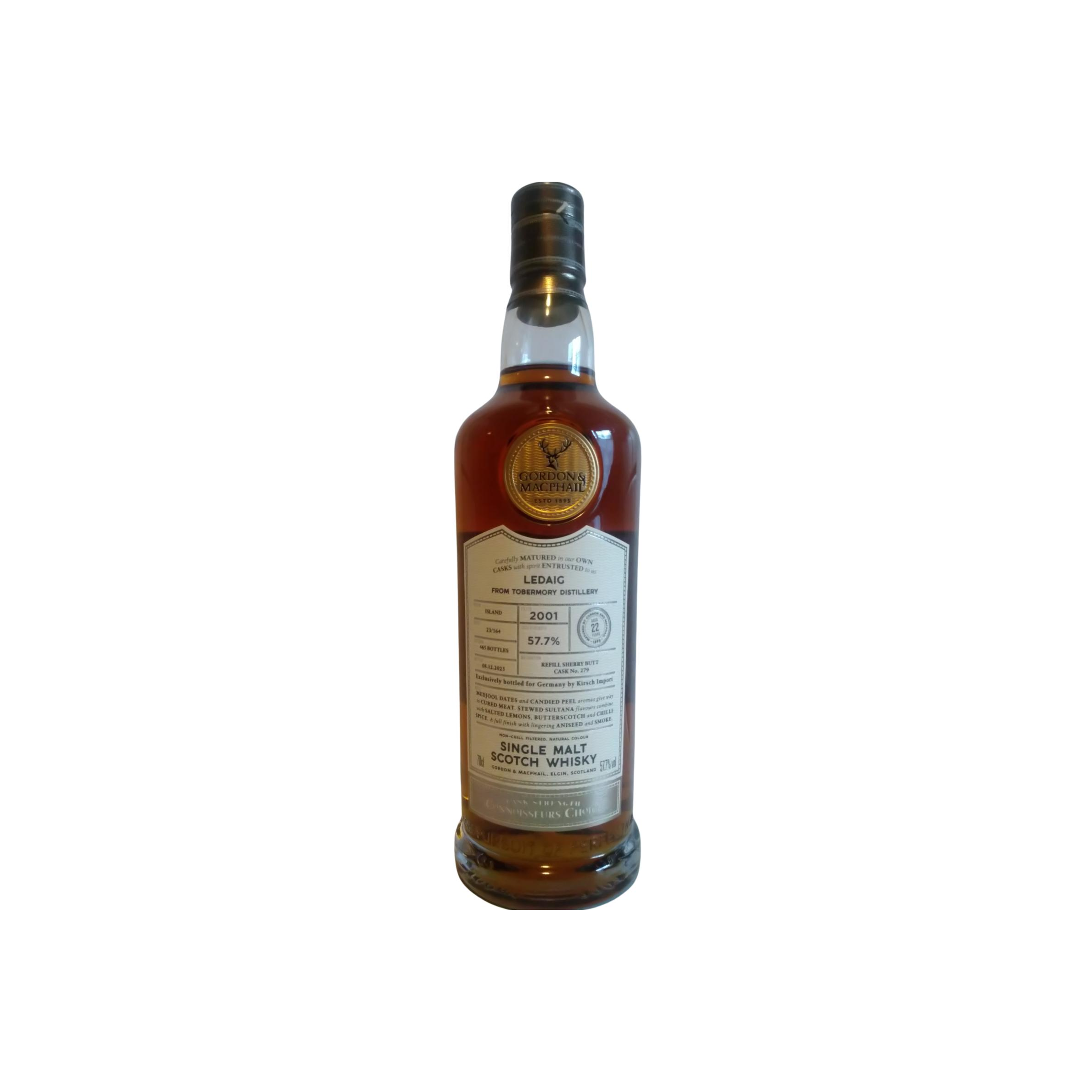 Tobermory Connoisseurs Choice - Cask Strength 2001 22 Years Single Malt Whisky