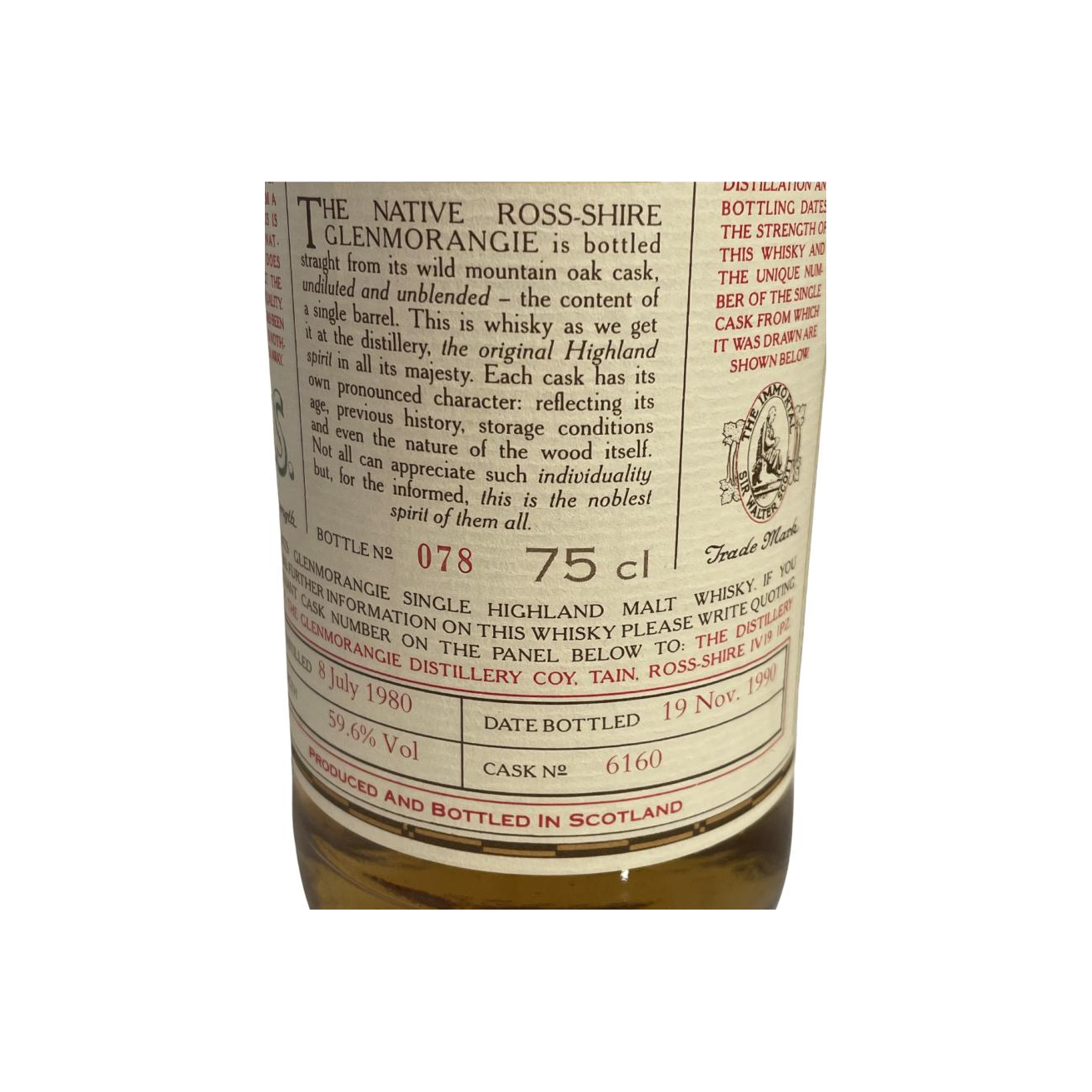 Glenmorangie 1980 10 Years Single Malt Whisky 2