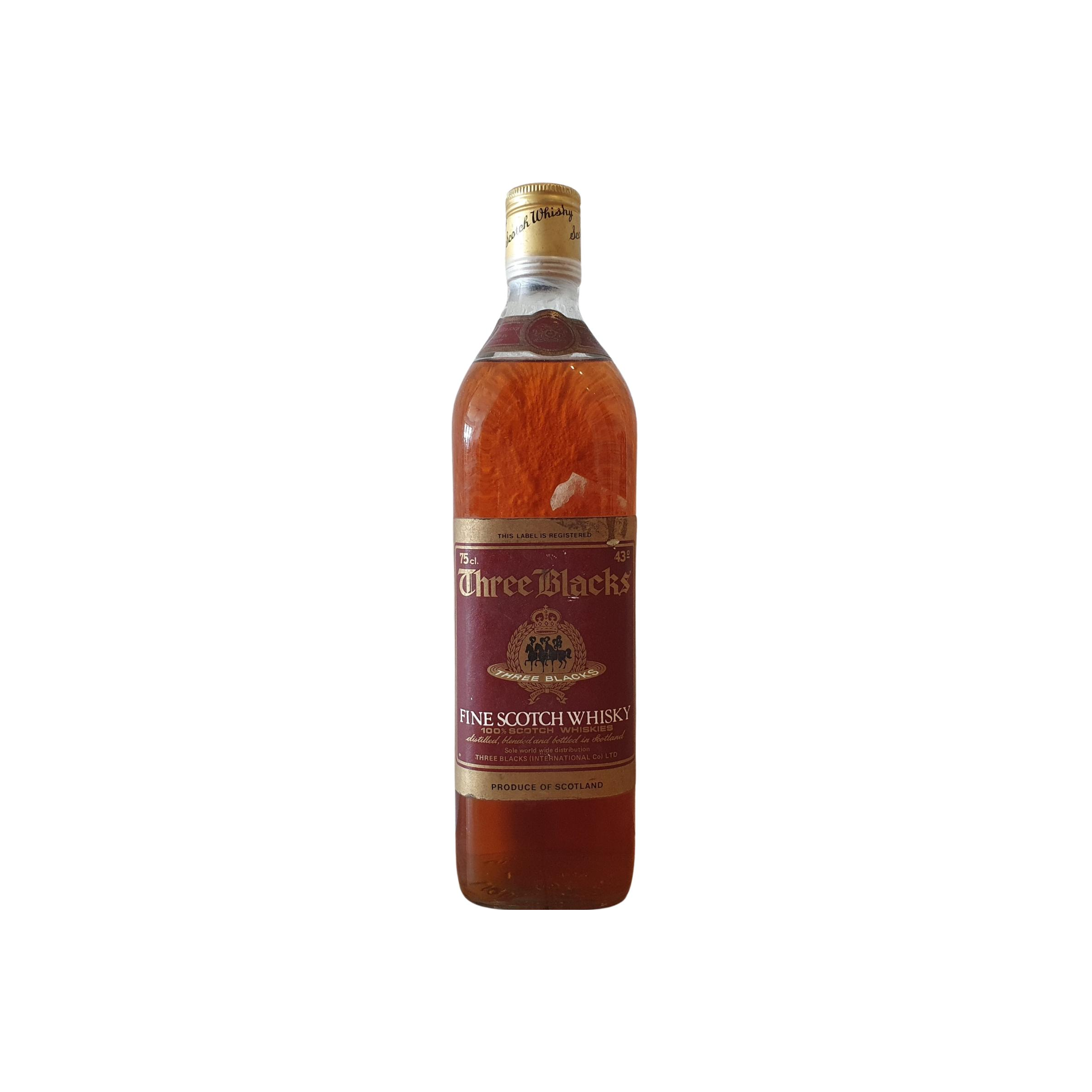 Three Blacks Fine Scotch Whisky