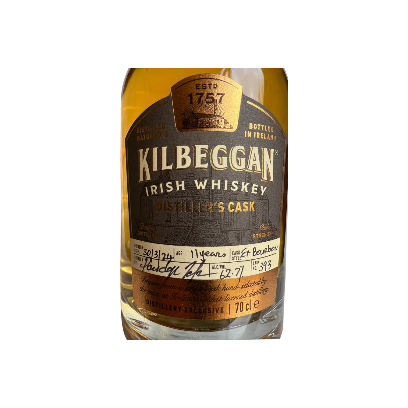 Kilbeggan 11 Years Single Malt Whisky 3
