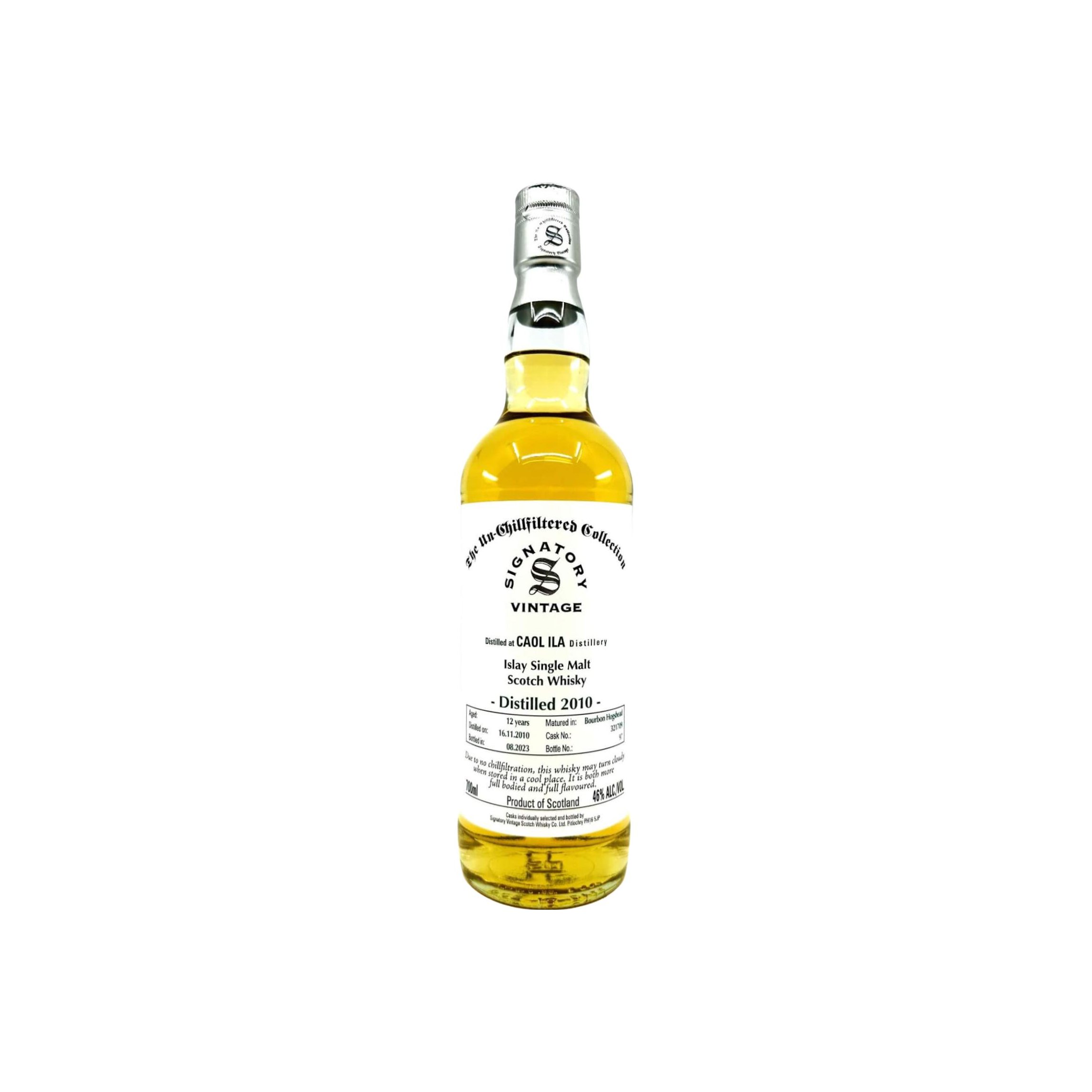 Caol Ila The Un-Chillfiltered Collection 2010 12 Years Single Malt Whisky