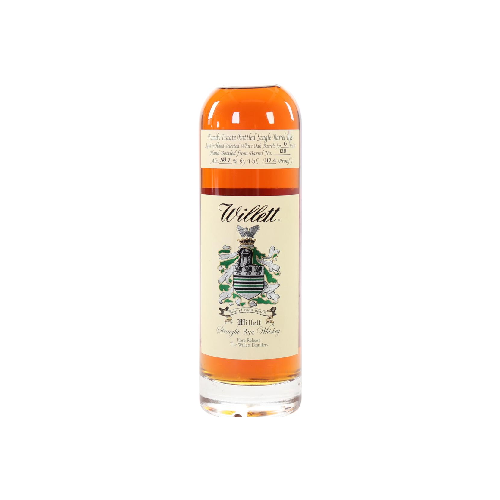 Willett 6 Years Rye Whisky