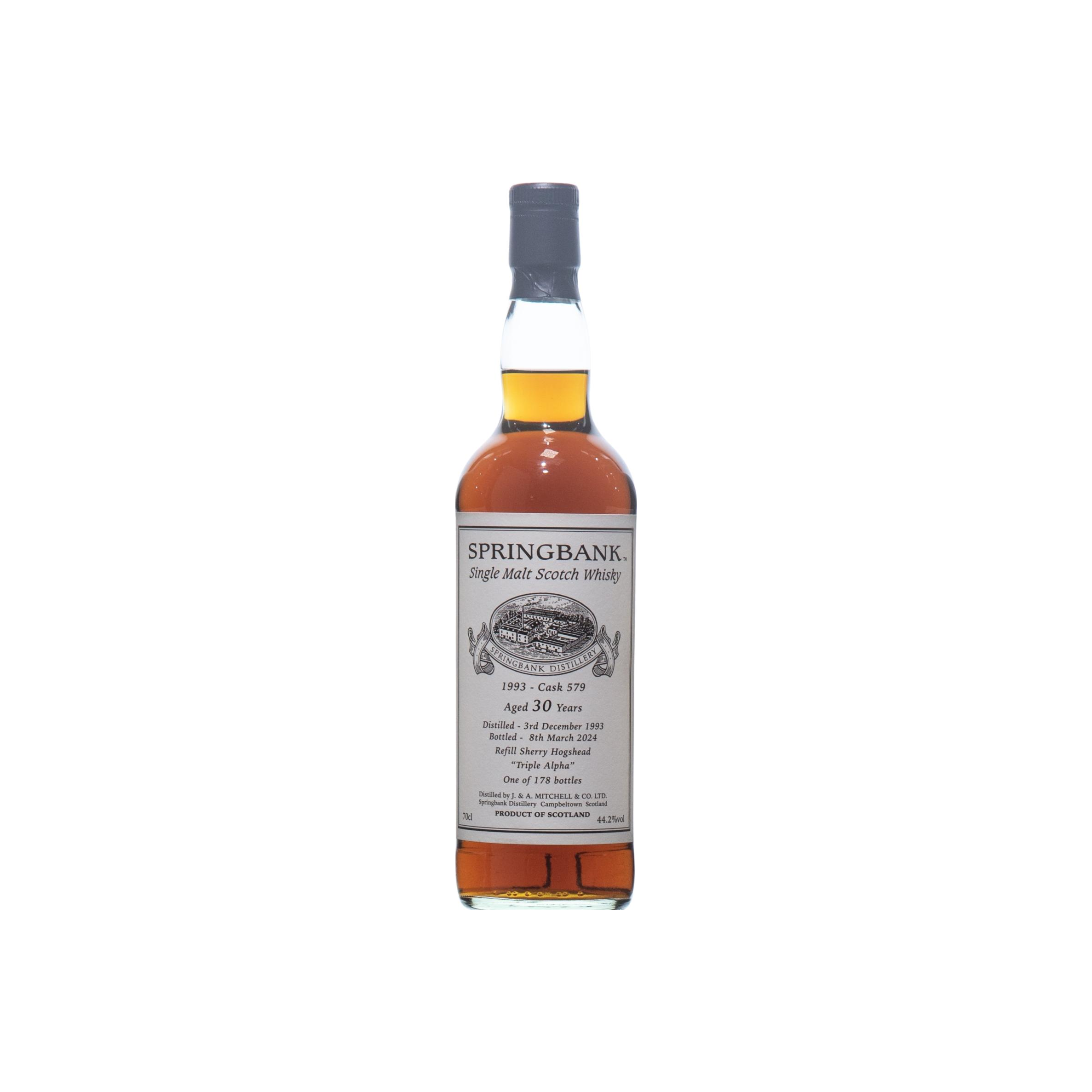 Springbank Private Bottling 1993 30 Years Single Malt Whisky