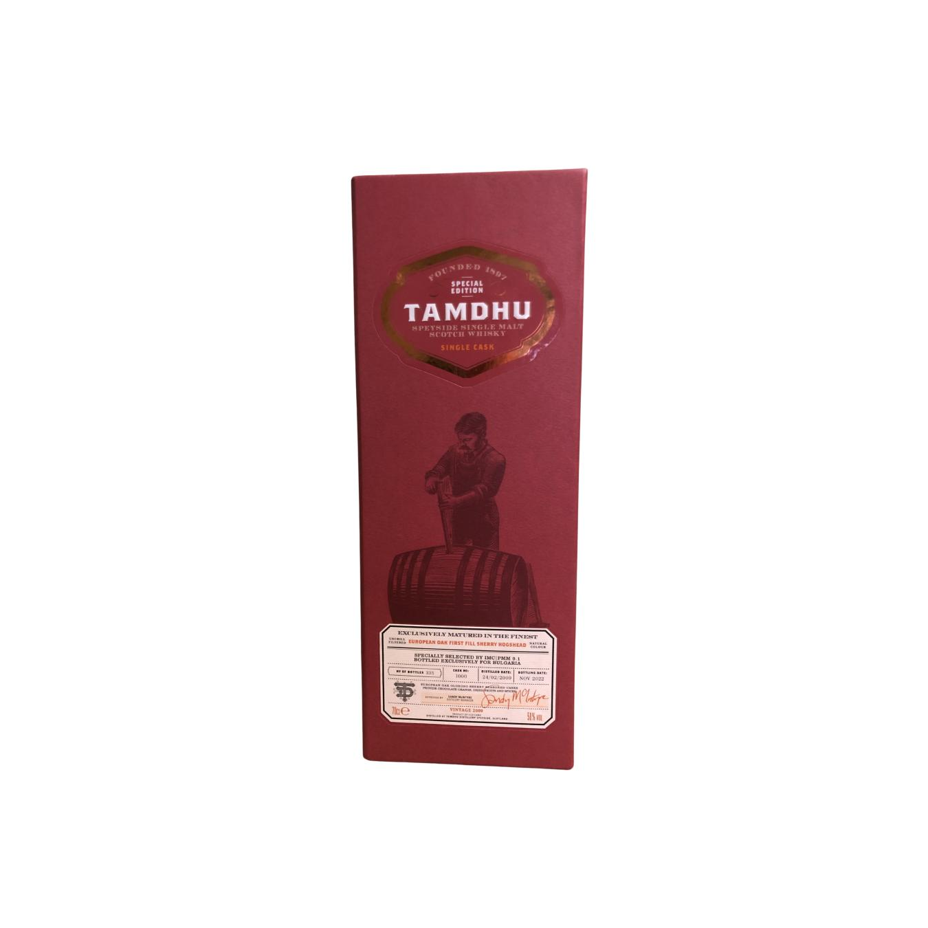 Tamdhu Single Cask 2009 13 Years Single Malt Whisky 2
