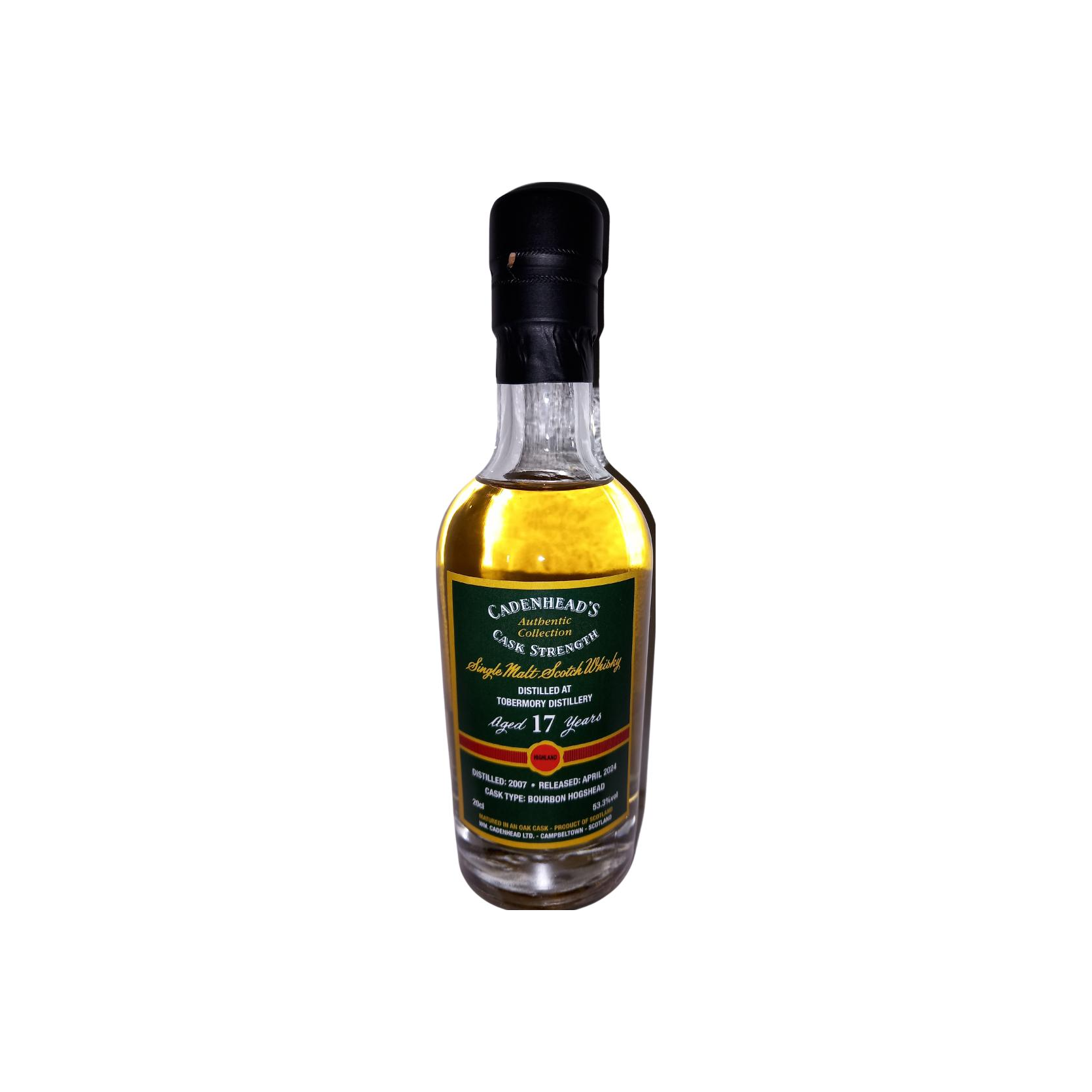Tobermory Authentic Collection 2007 17 Years Single Malt Whisky