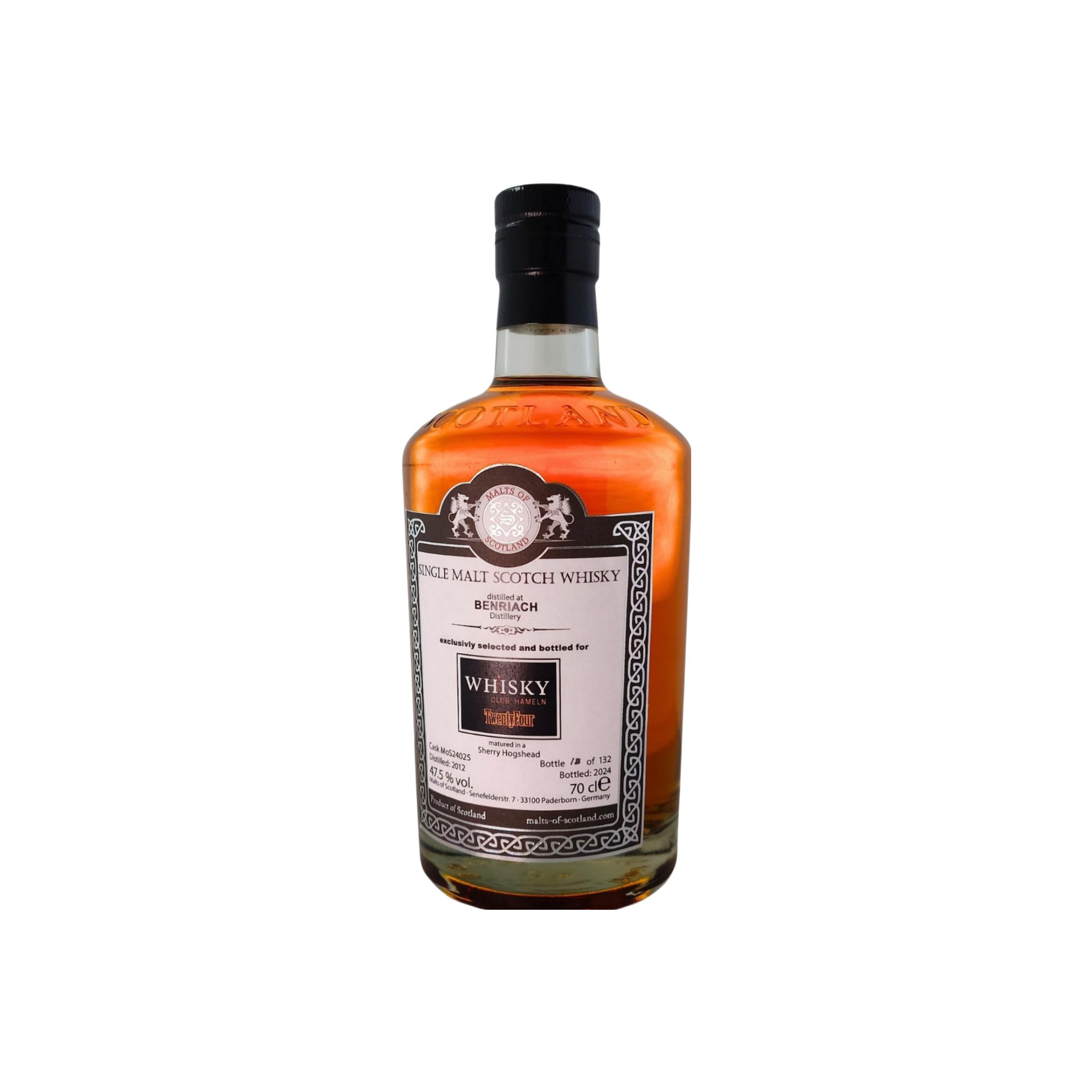 BenRiach 2012 Single Malt Whisky
