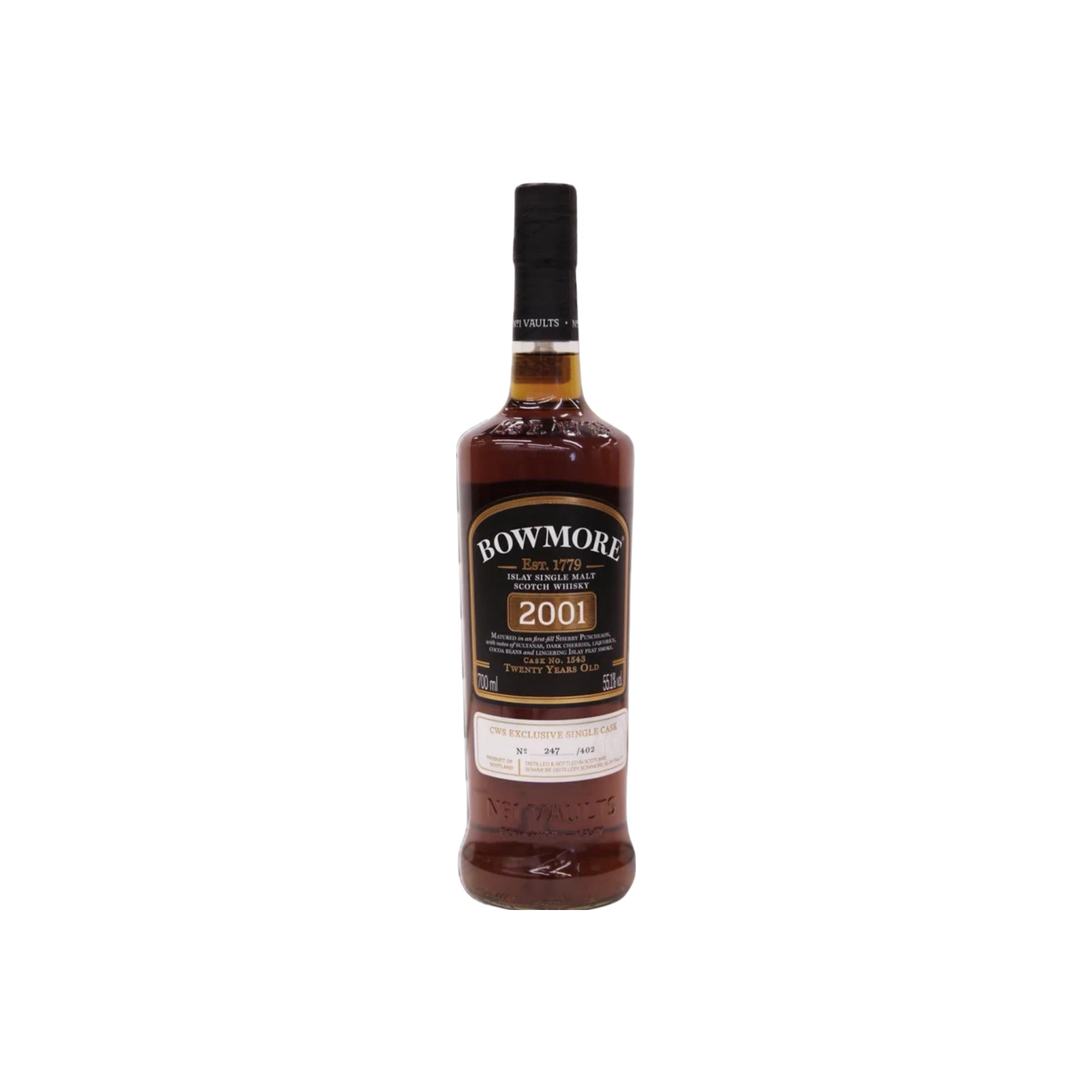 Bowmore 2001 20 Years Single Malt Whisky