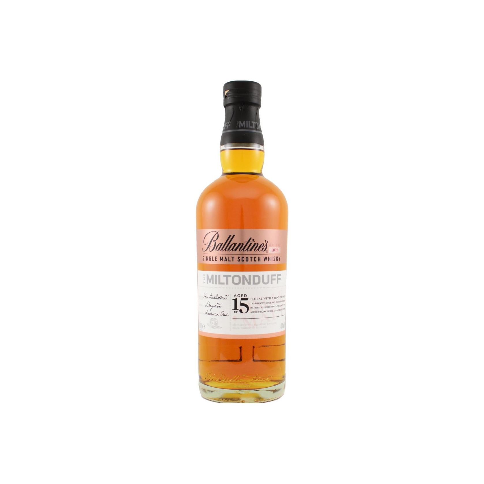Miltonduff 15 Years Single Malt Whisky