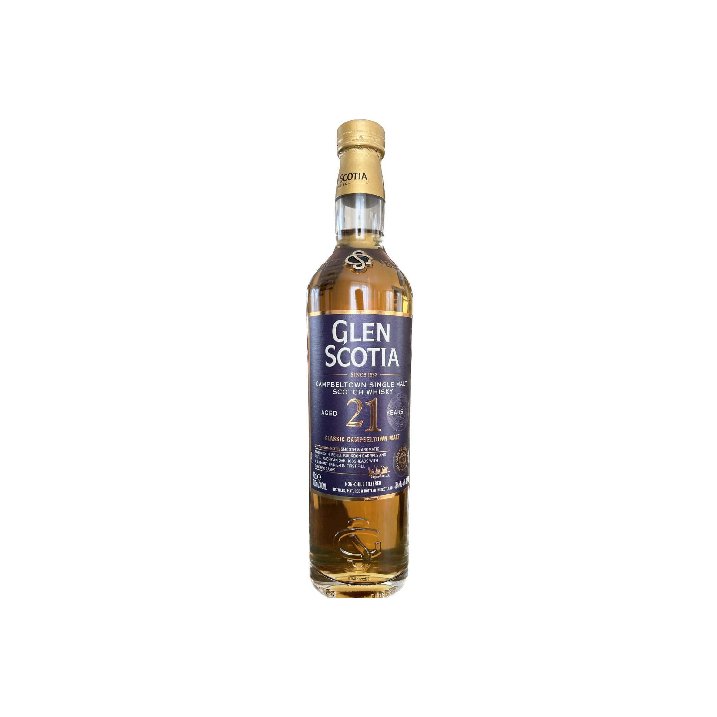 Glen Scotia 21 Years Single Malt Whisky