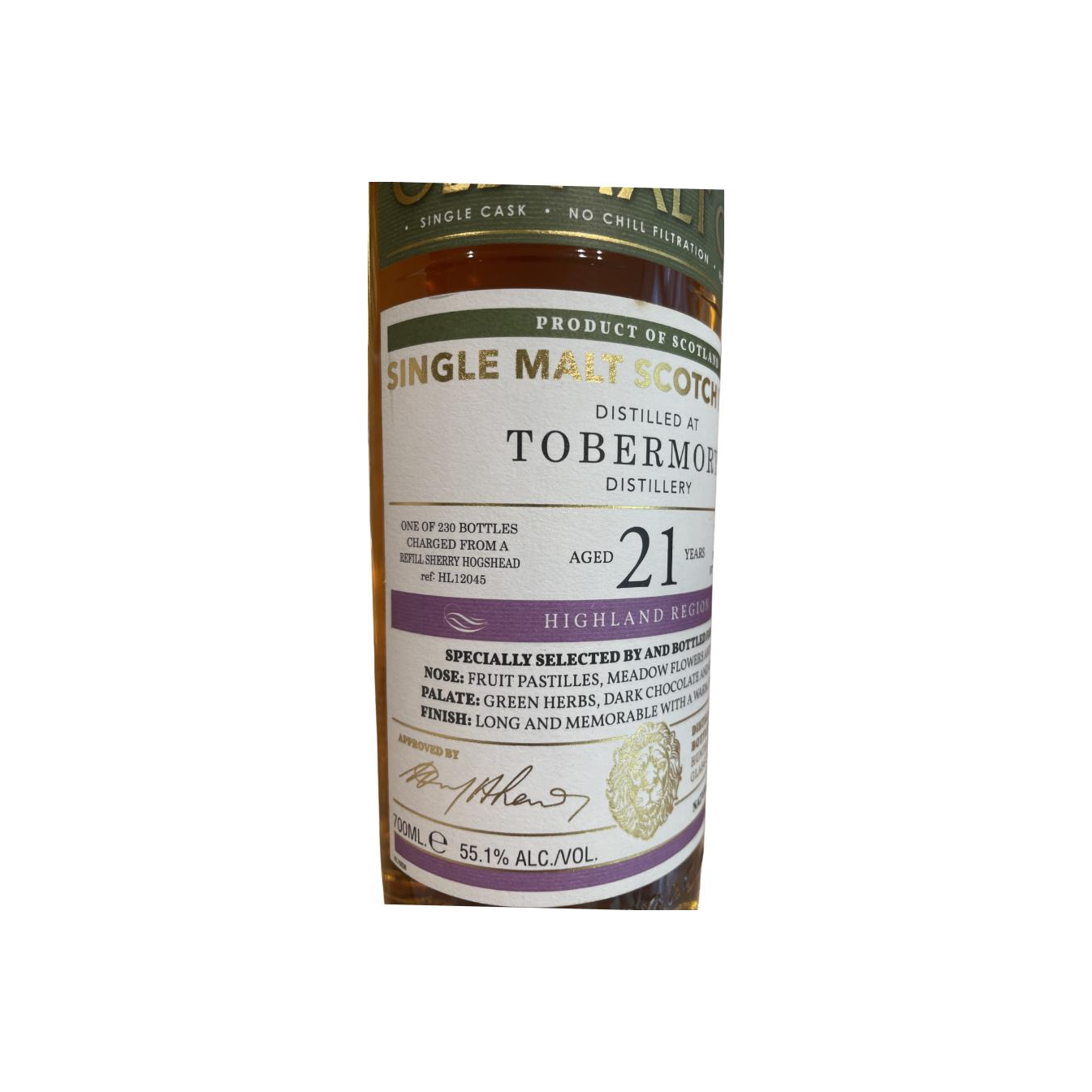 Tobermory Old Malt Cask 1994 Single Malt Whisky