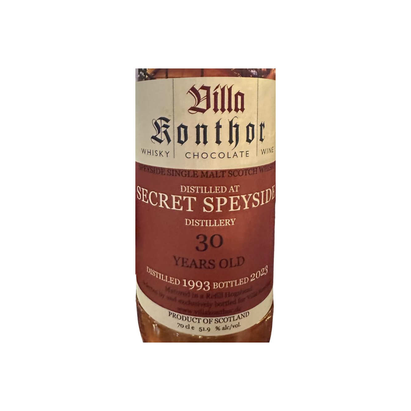 Secret Speyside 30-year-old VK