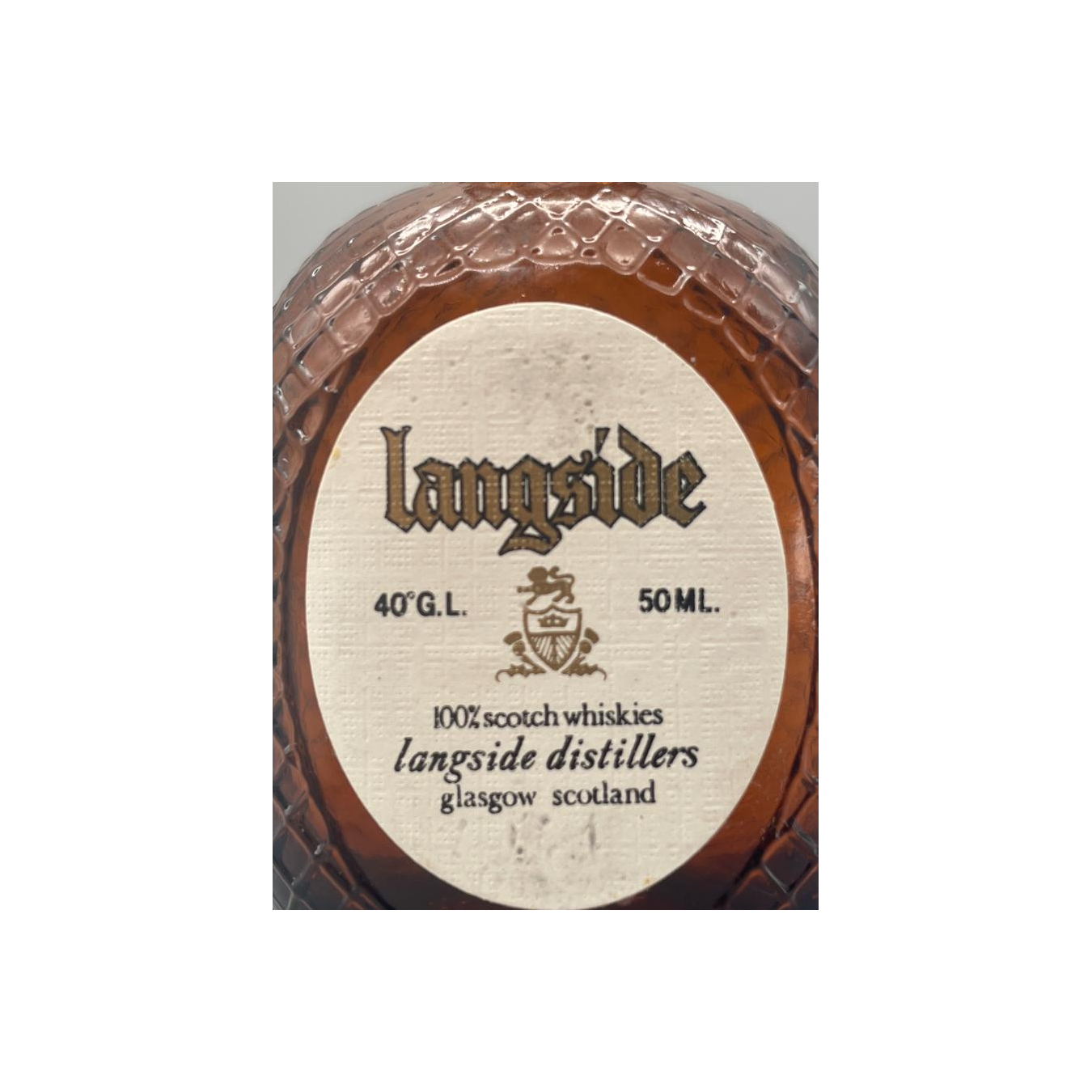 Langside 100% scotch whiskies 2