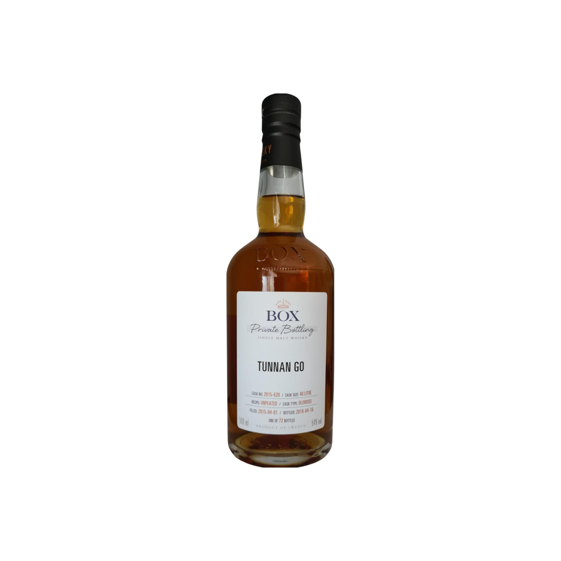 Box Private Bottling 2015 Single Malt Whisky