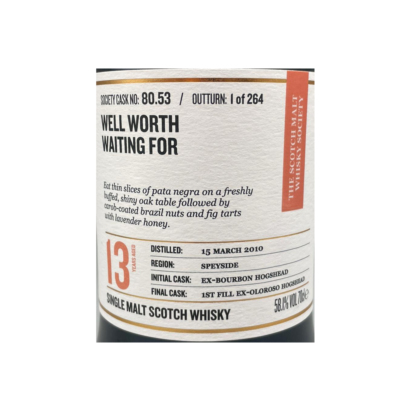 Glen Spey 2010 13 Years Single Malt Whisky 3