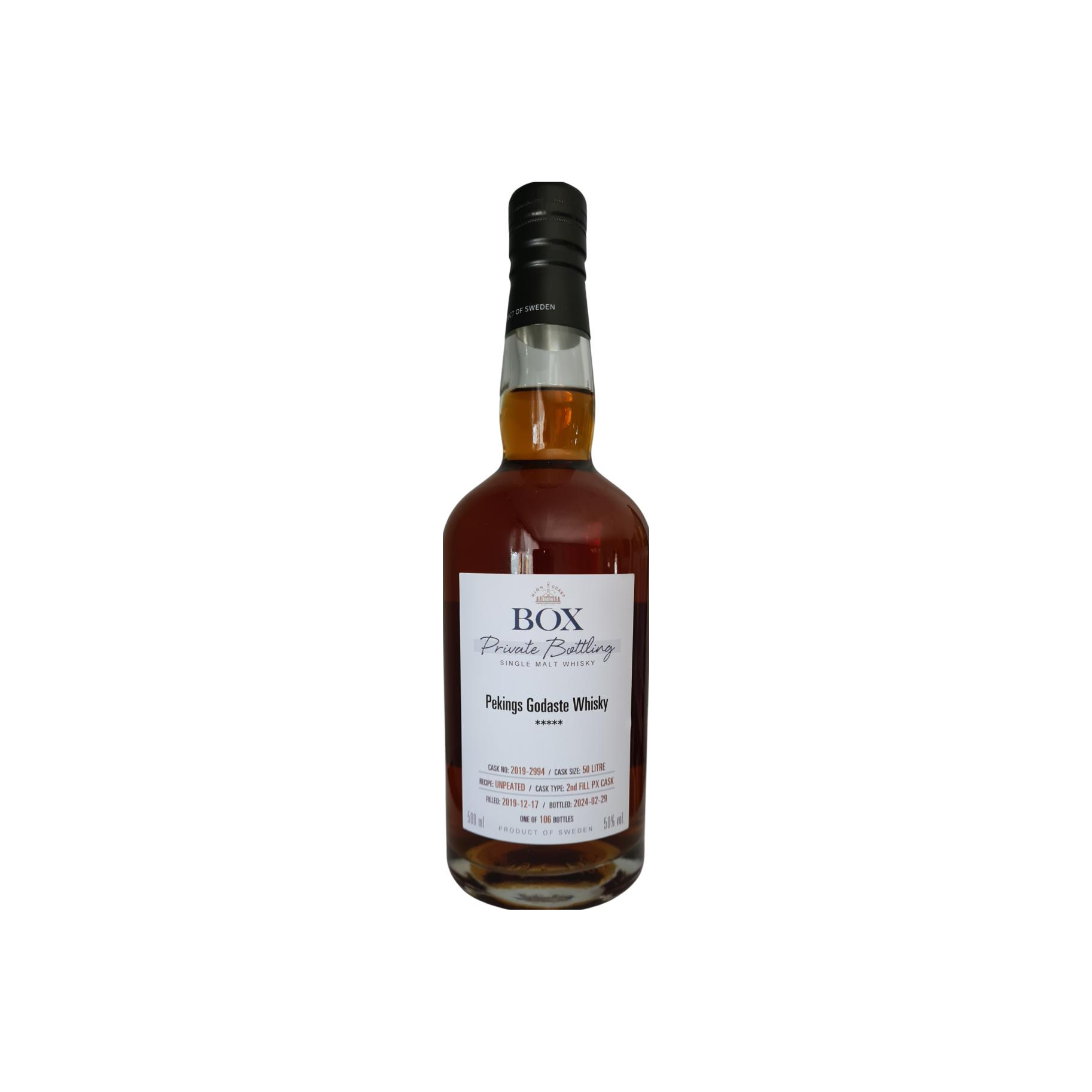 Box Private Bottling 2019 Single Malt Whisky