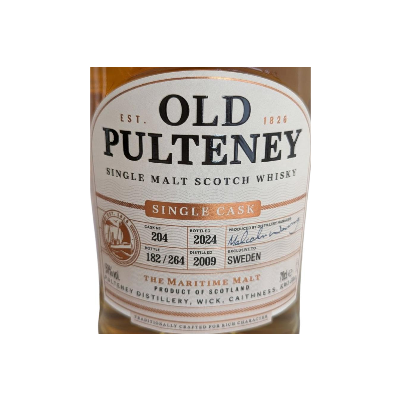 Old Pulteney Single Cask 2009 Single Malt Whisky 3
