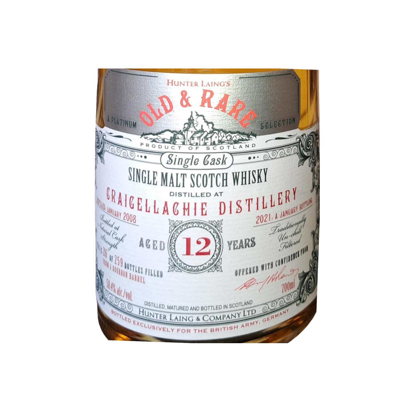 Craigellachie 2008 12 Years Single Malt Whisky 2