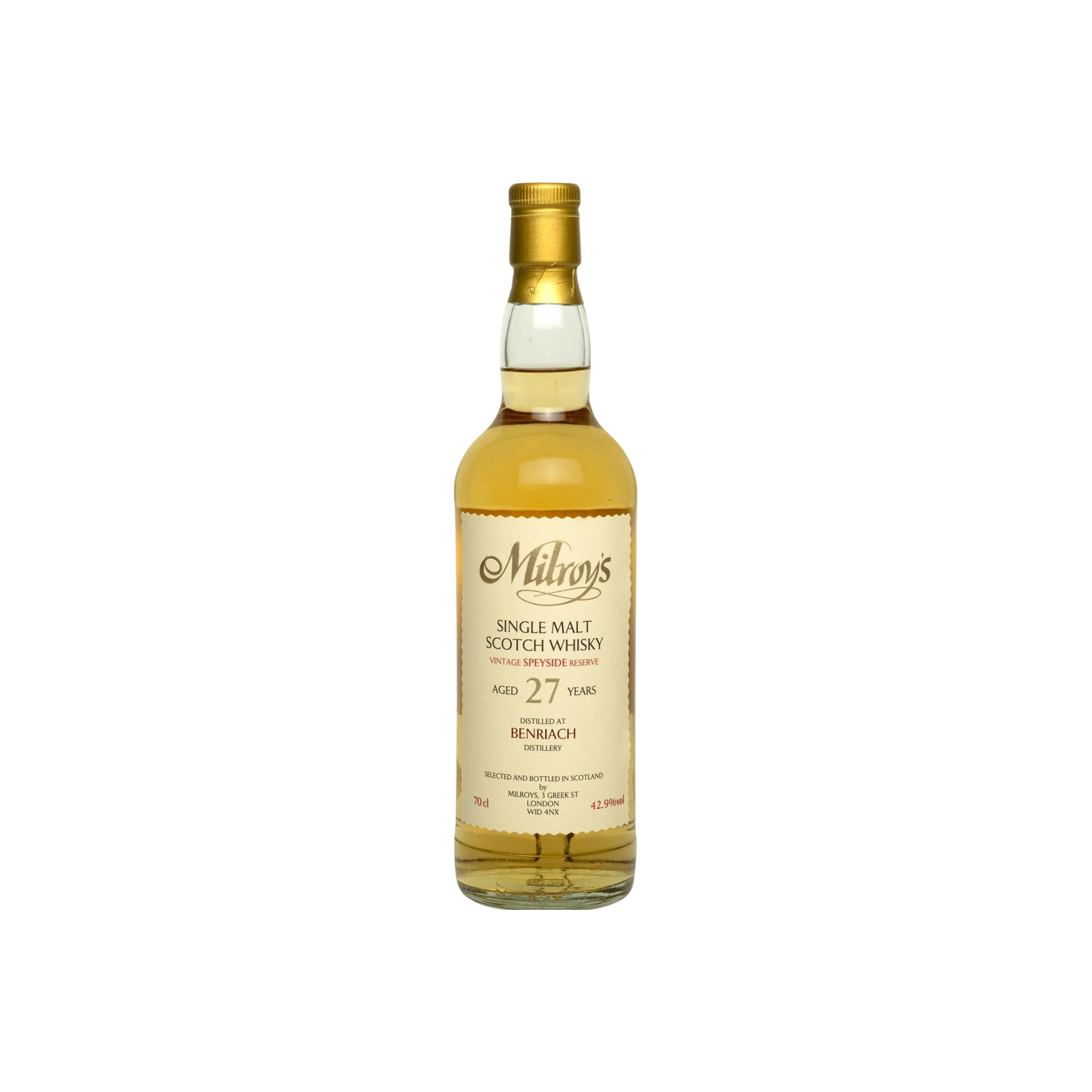 BenRiach 1996 27 Years Single Malt Whisky