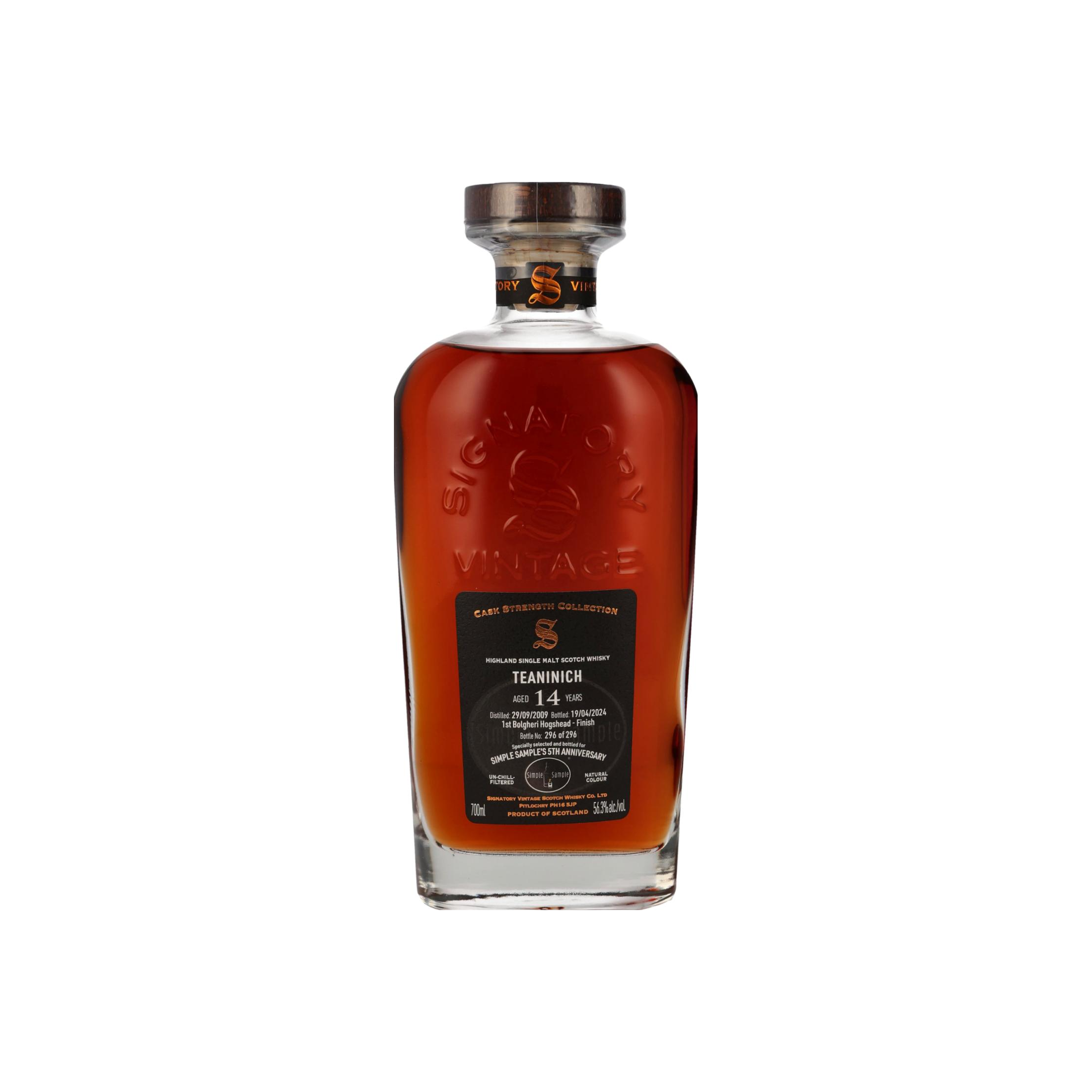 Teaninich Cask Strength Collection 2009 14 Years Single Malt Whisky