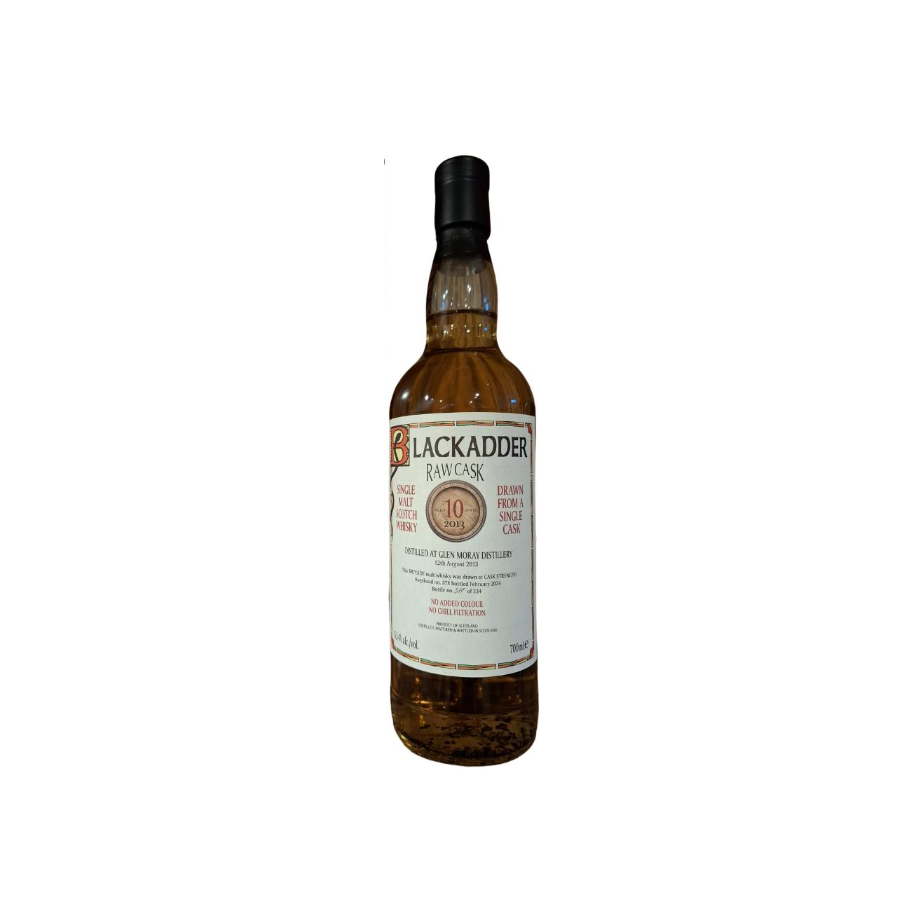 Glen Moray Raw Cask 2013 10 Years Single Malt Whisky