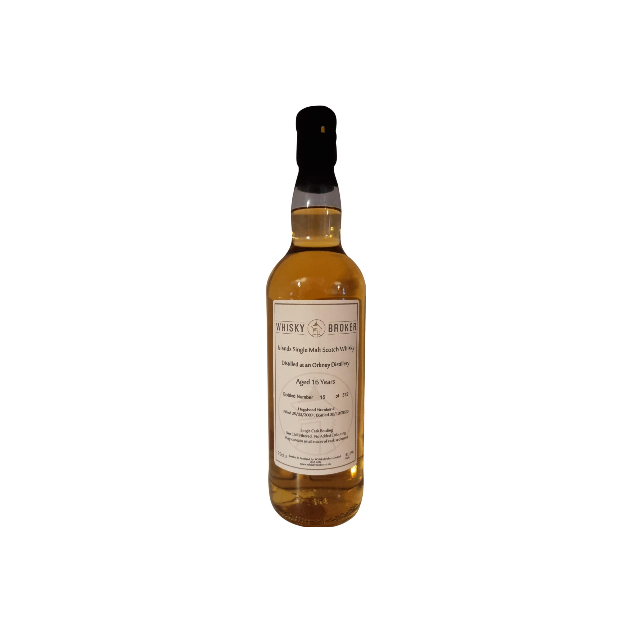 Distilled at an Orkney Distillery 2007 WhB