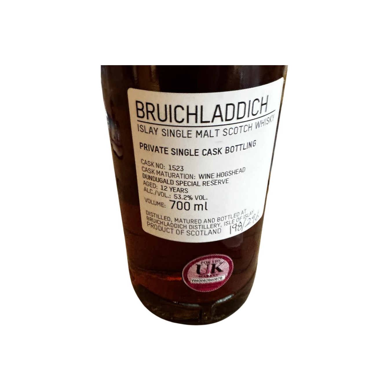 Bruichladdich 12 Years Single Malt Whisky