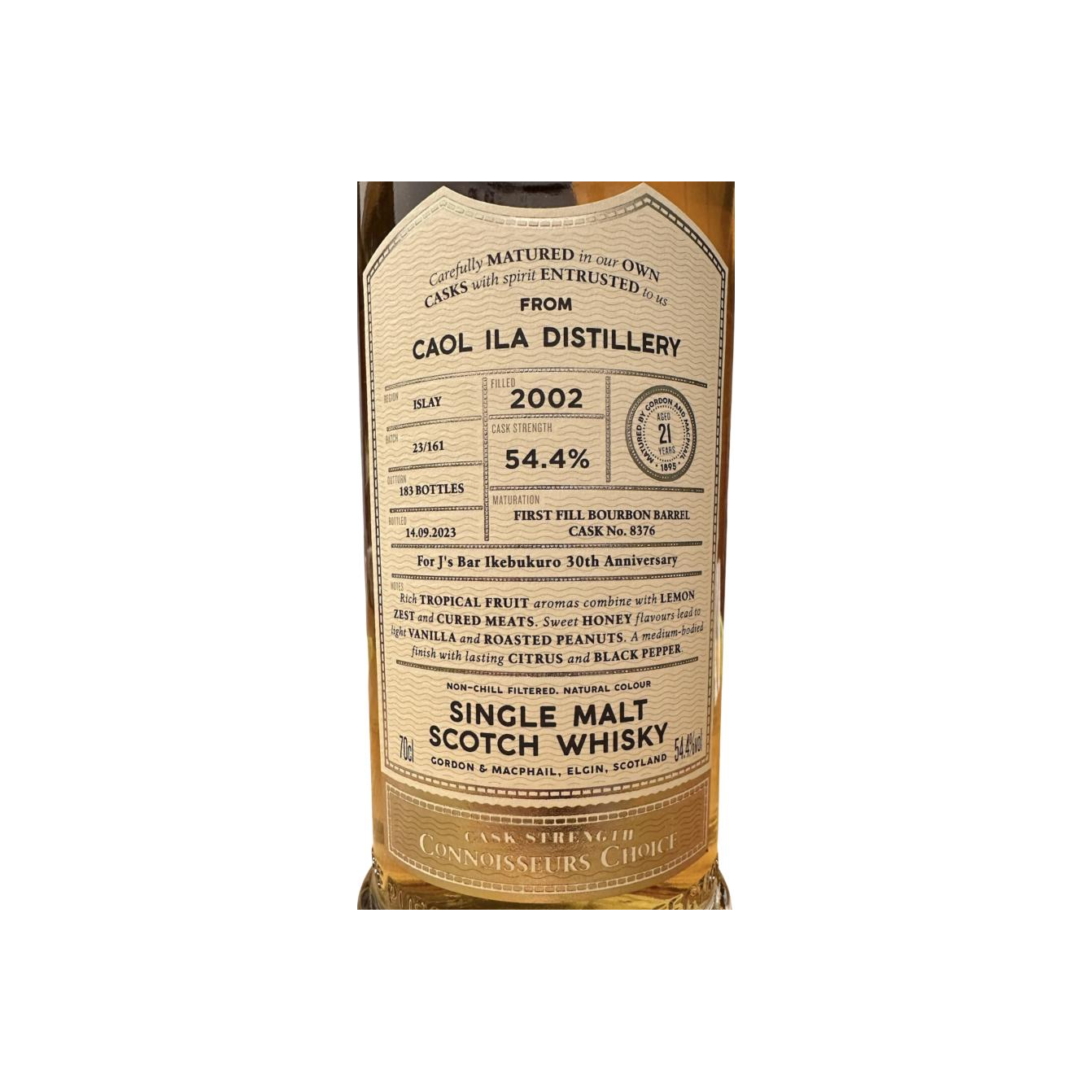 Caol Ila Connoisseurs Choice - Cask Strength 2002 21 Years Single Malt Whisky 2