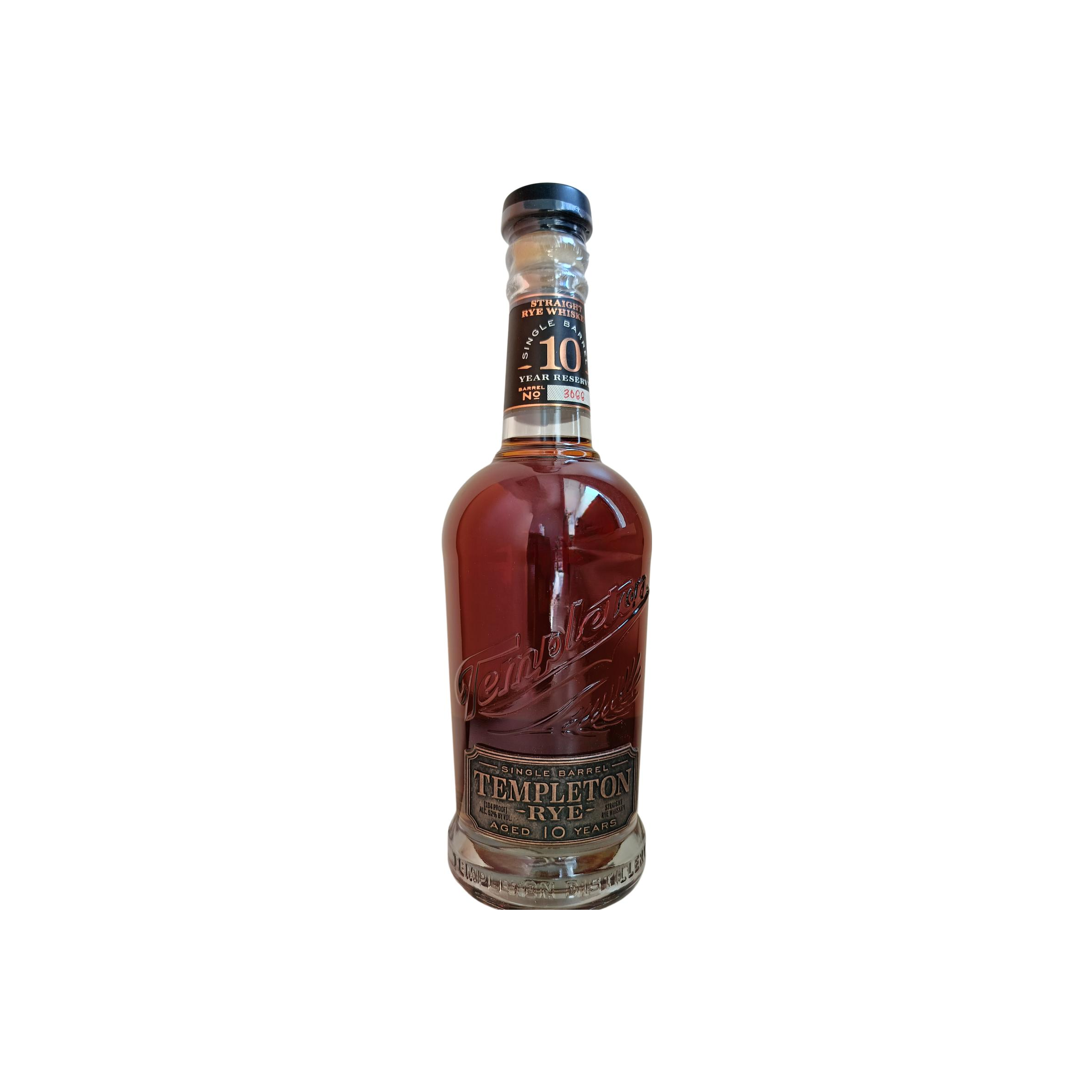 Templeton 10 Years Rye Whisky