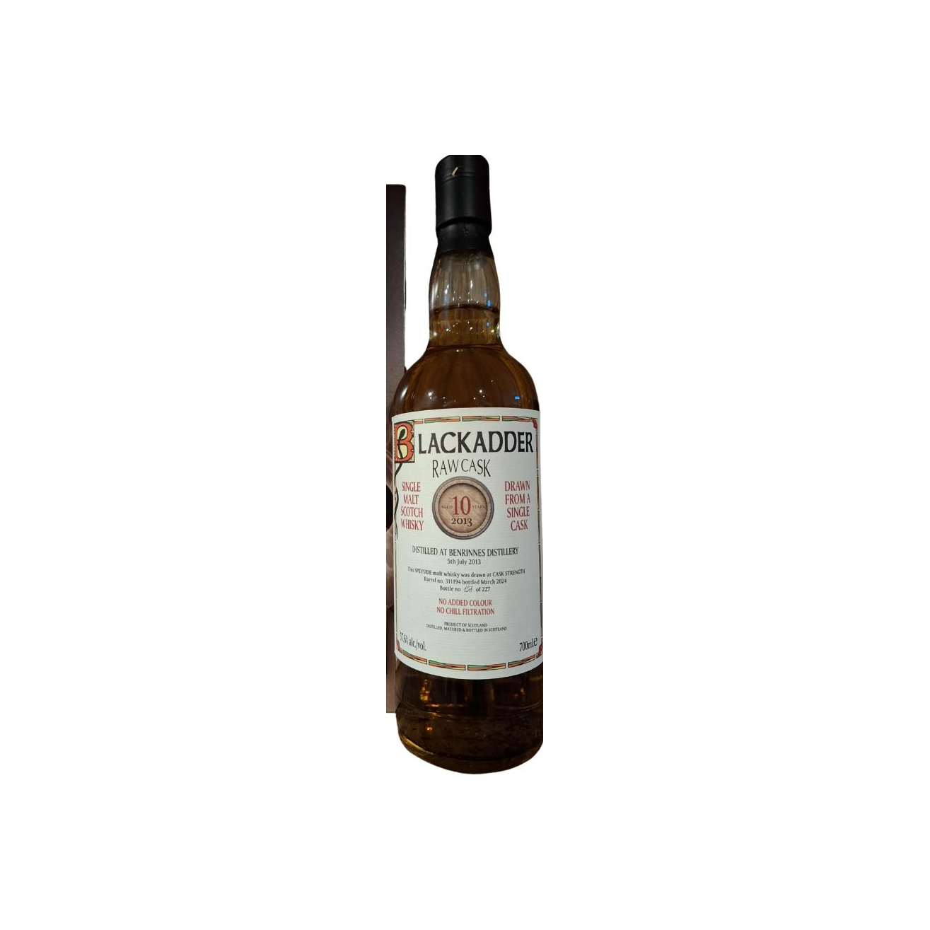 Benrinnes Raw Cask 2013 10 Years Single Malt Whisky