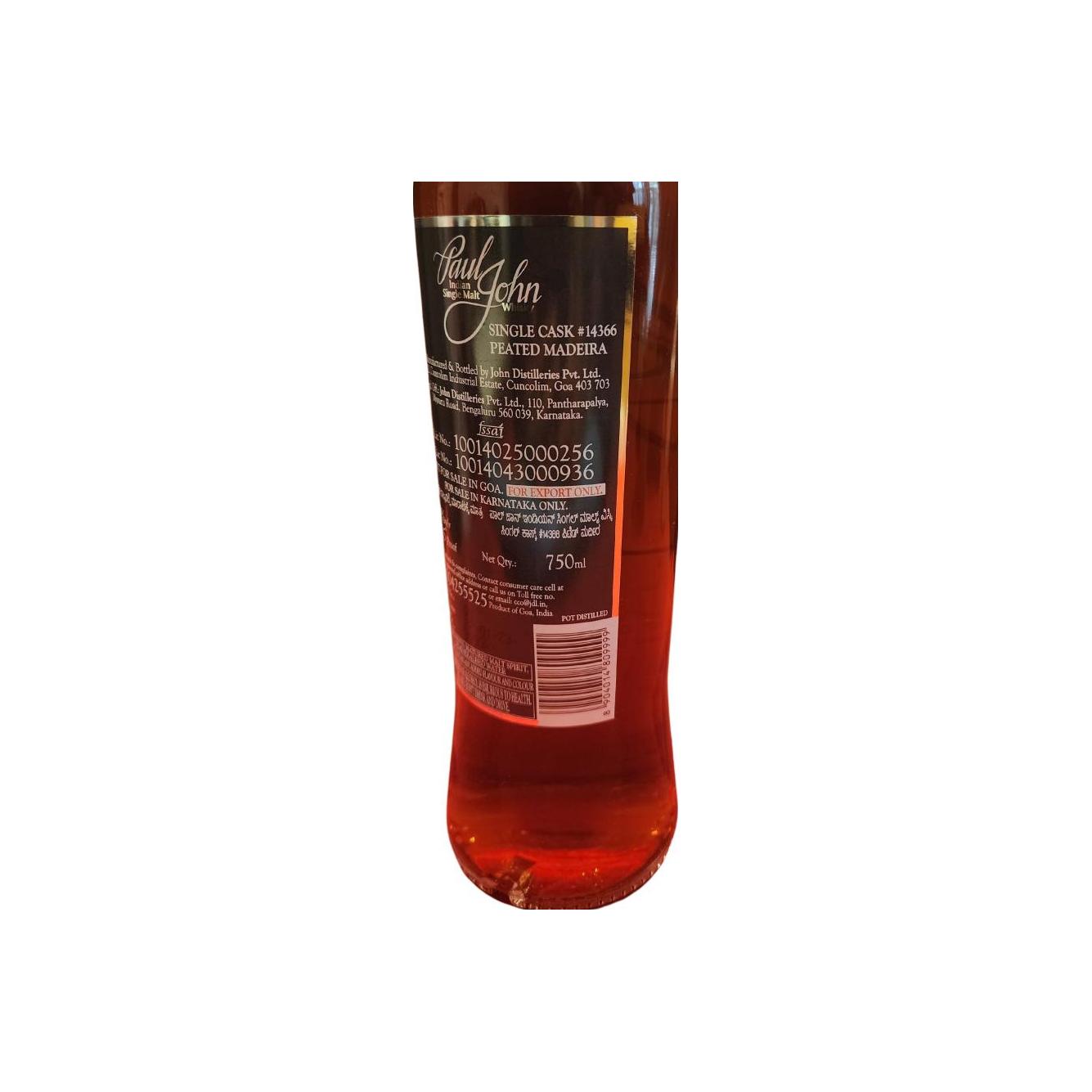 Paul John 2016 Single Malt Whisky