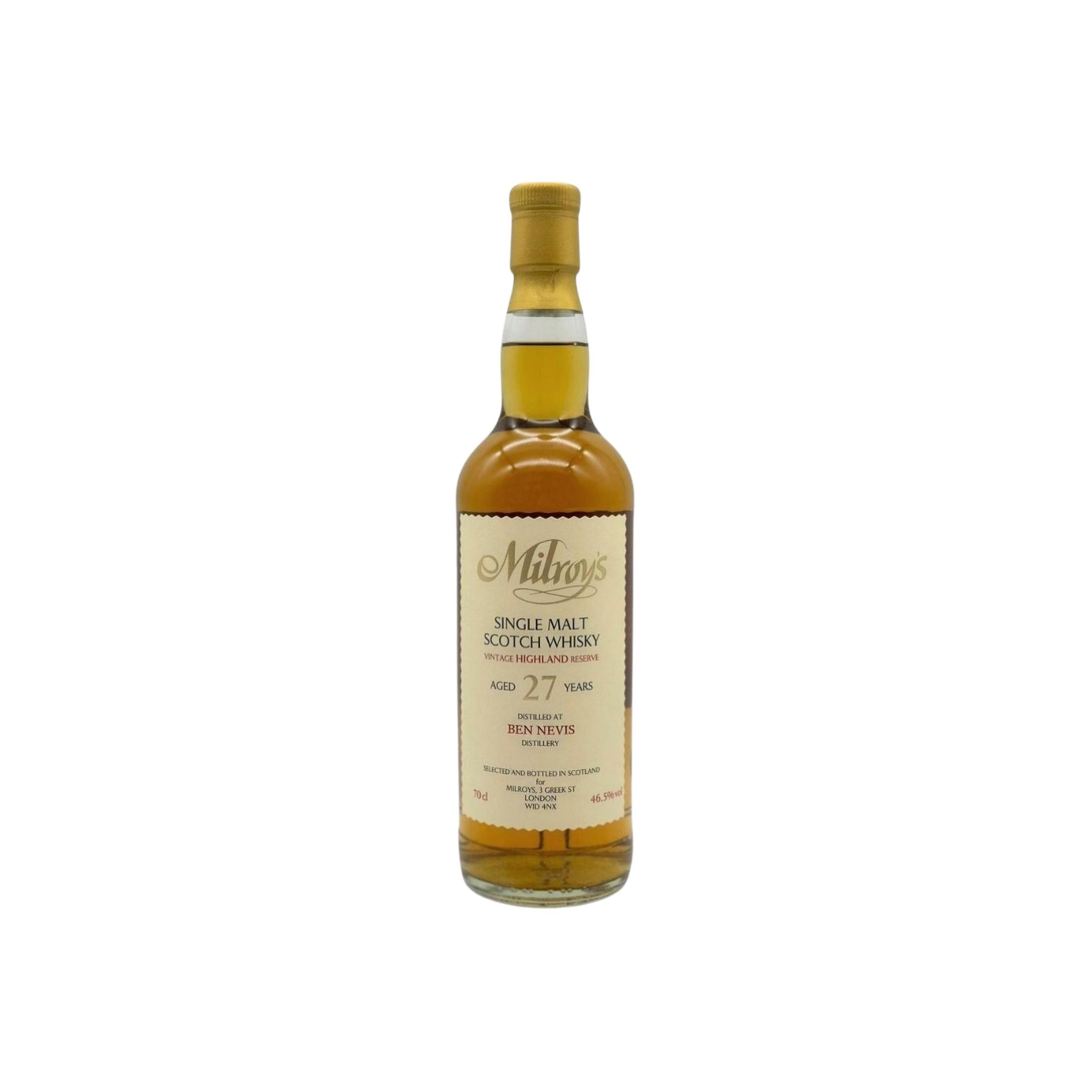 Ben Nevis 1996 27 Years Single Malt Whisky