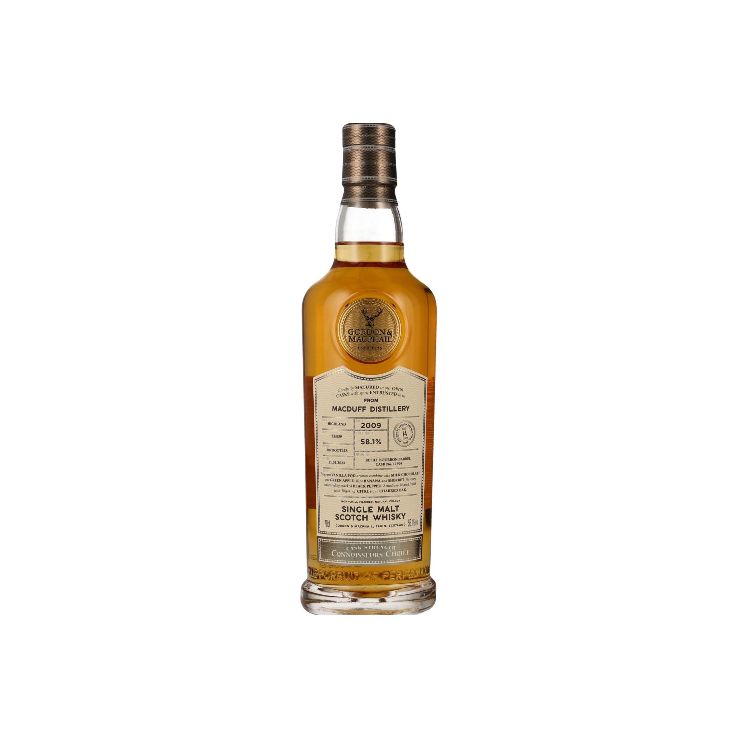 Macduff Connoisseurs Choice - Cask Strength 2009 14 Years Single Malt Whisky