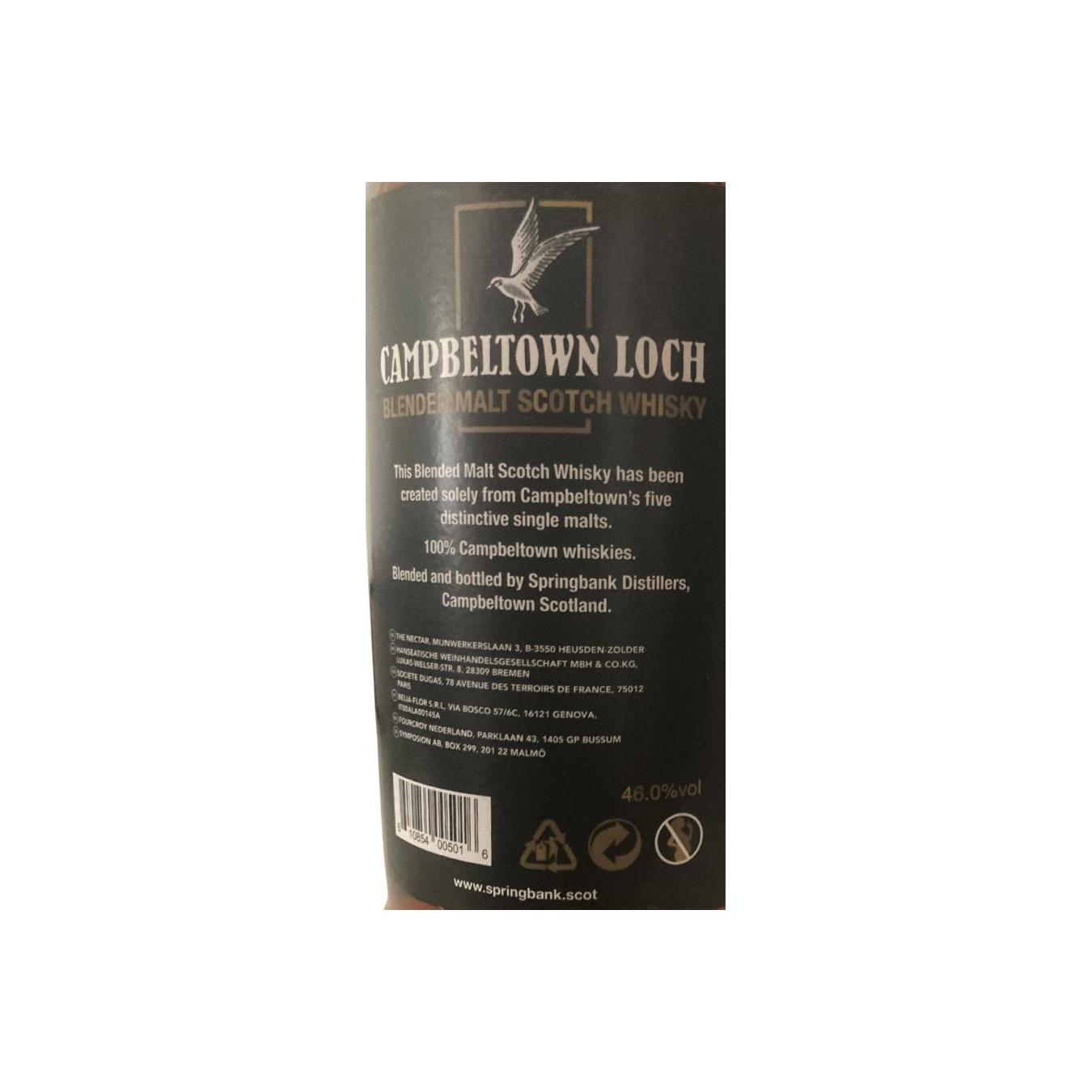 Campbeltown Loch Blended Malt Scotch Whisky 2