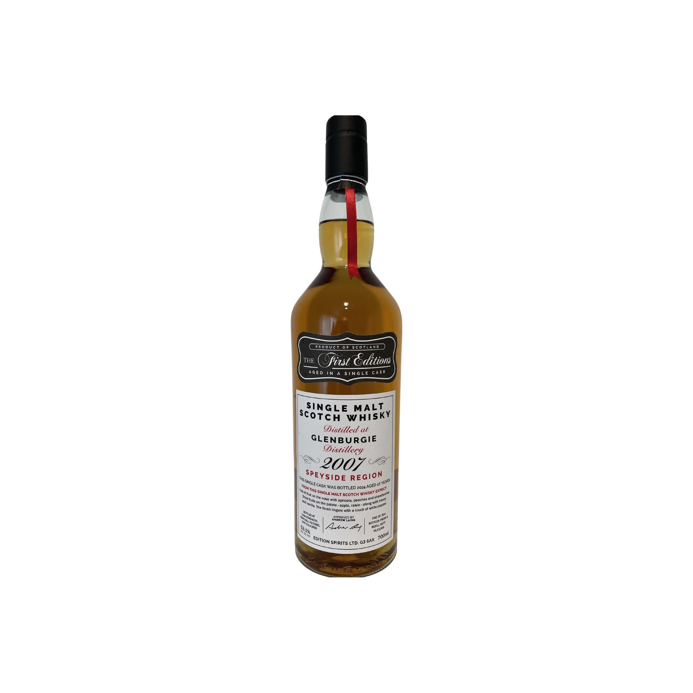 Glenburgie The First Editions 2007 16 Years Single Malt Whisky