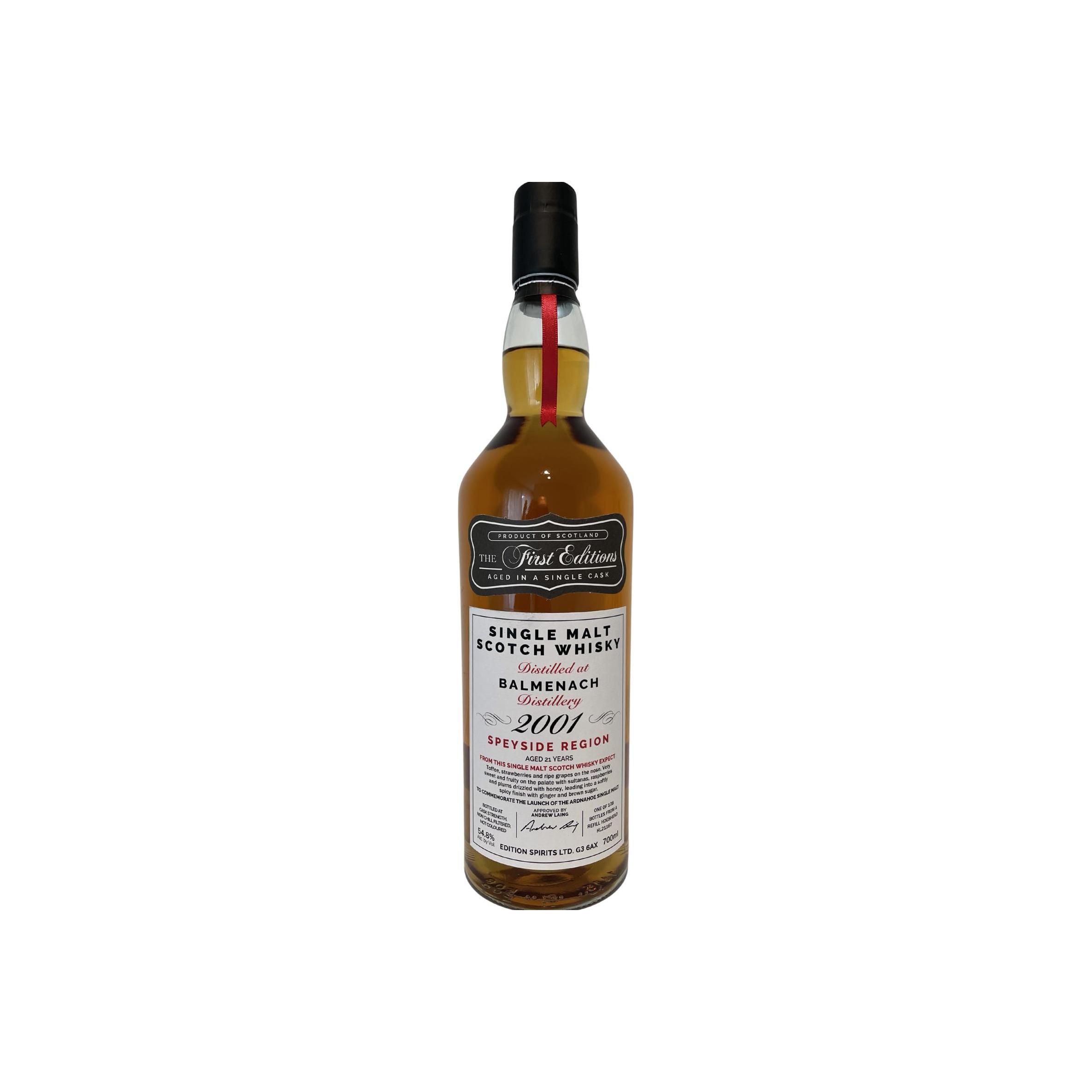 Balmenach The First Editions 2001 21 Years Single Malt Whisky