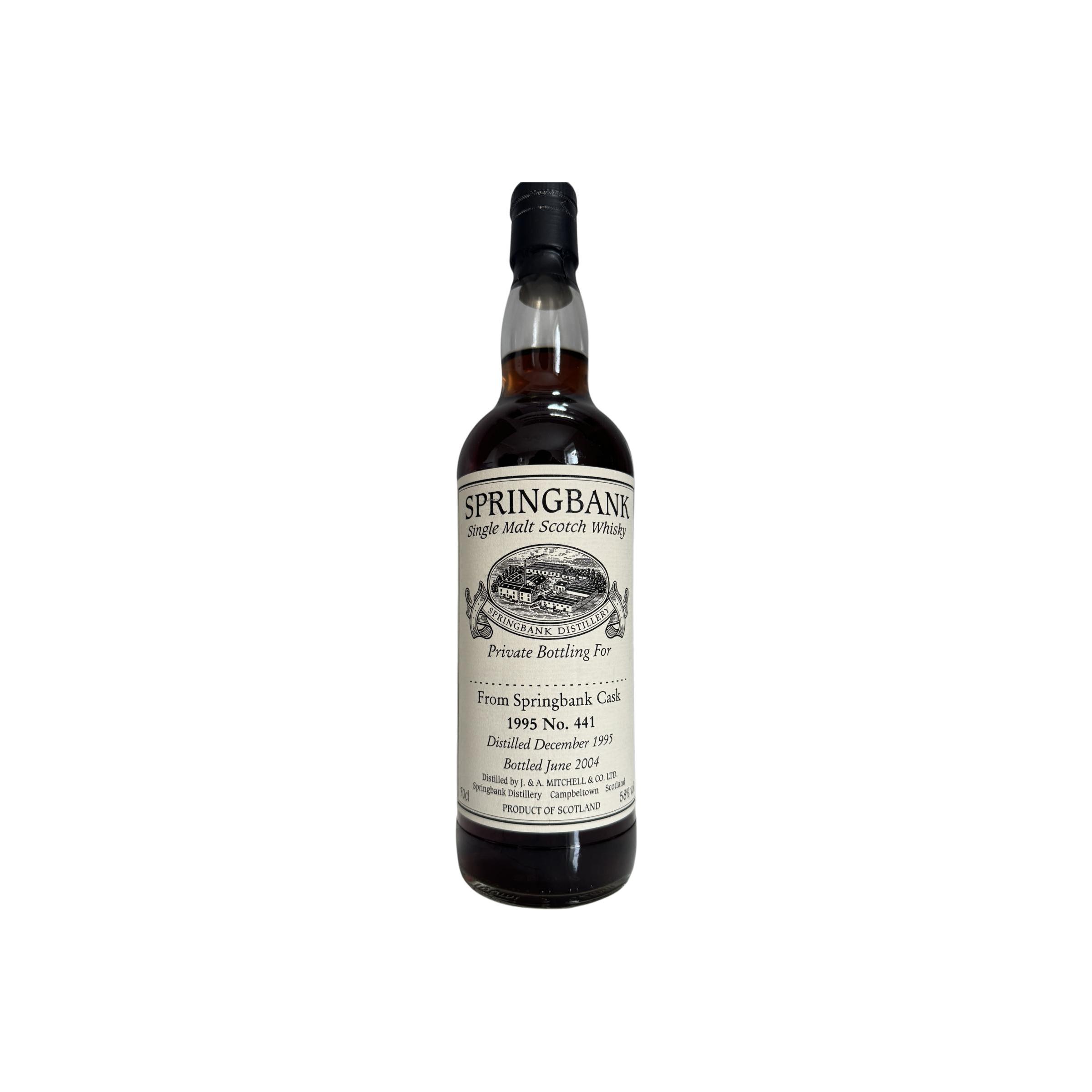 Springbank Private Bottling 1995 8 Years Single Malt Whisky