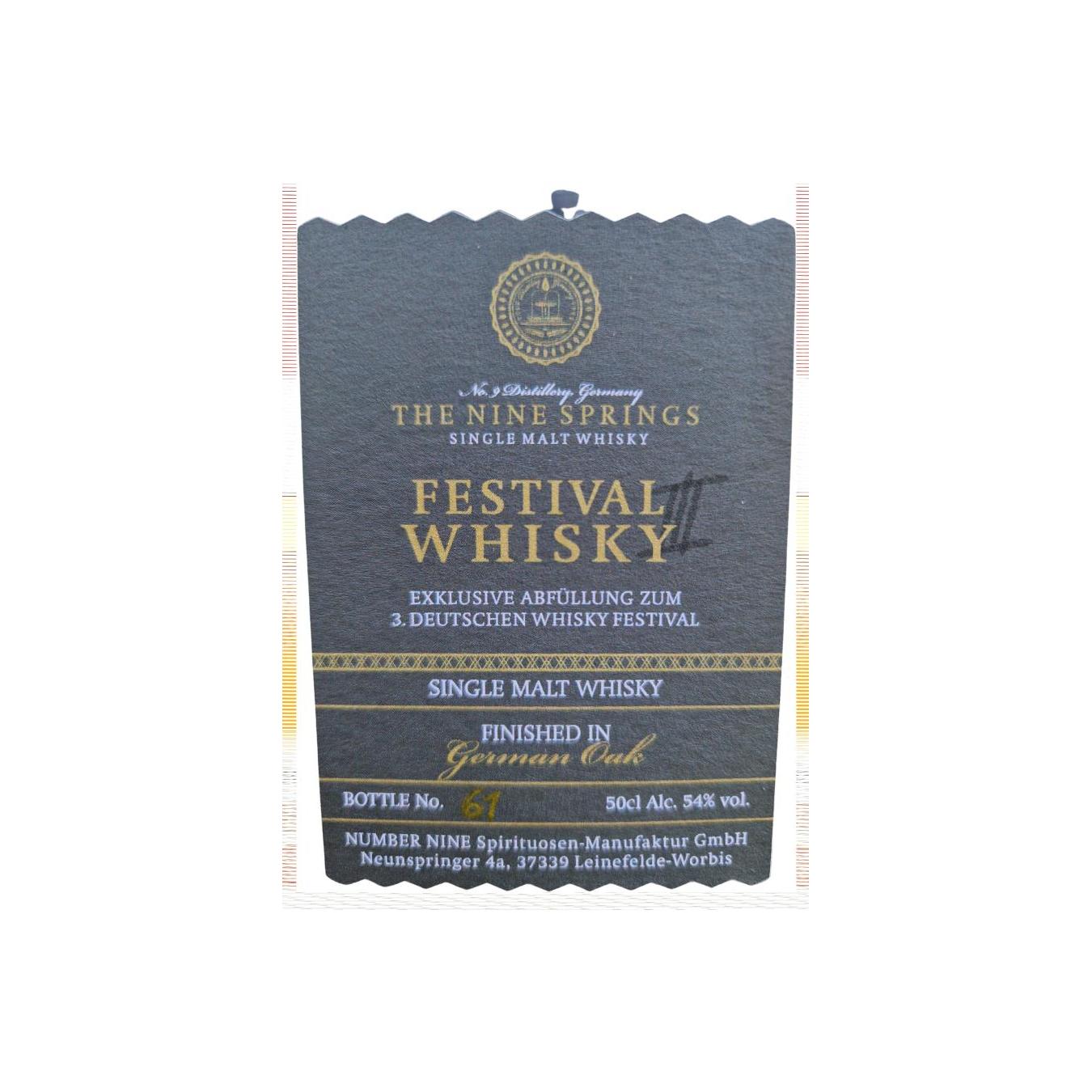 The Nine Springs Festival Whisky 2024