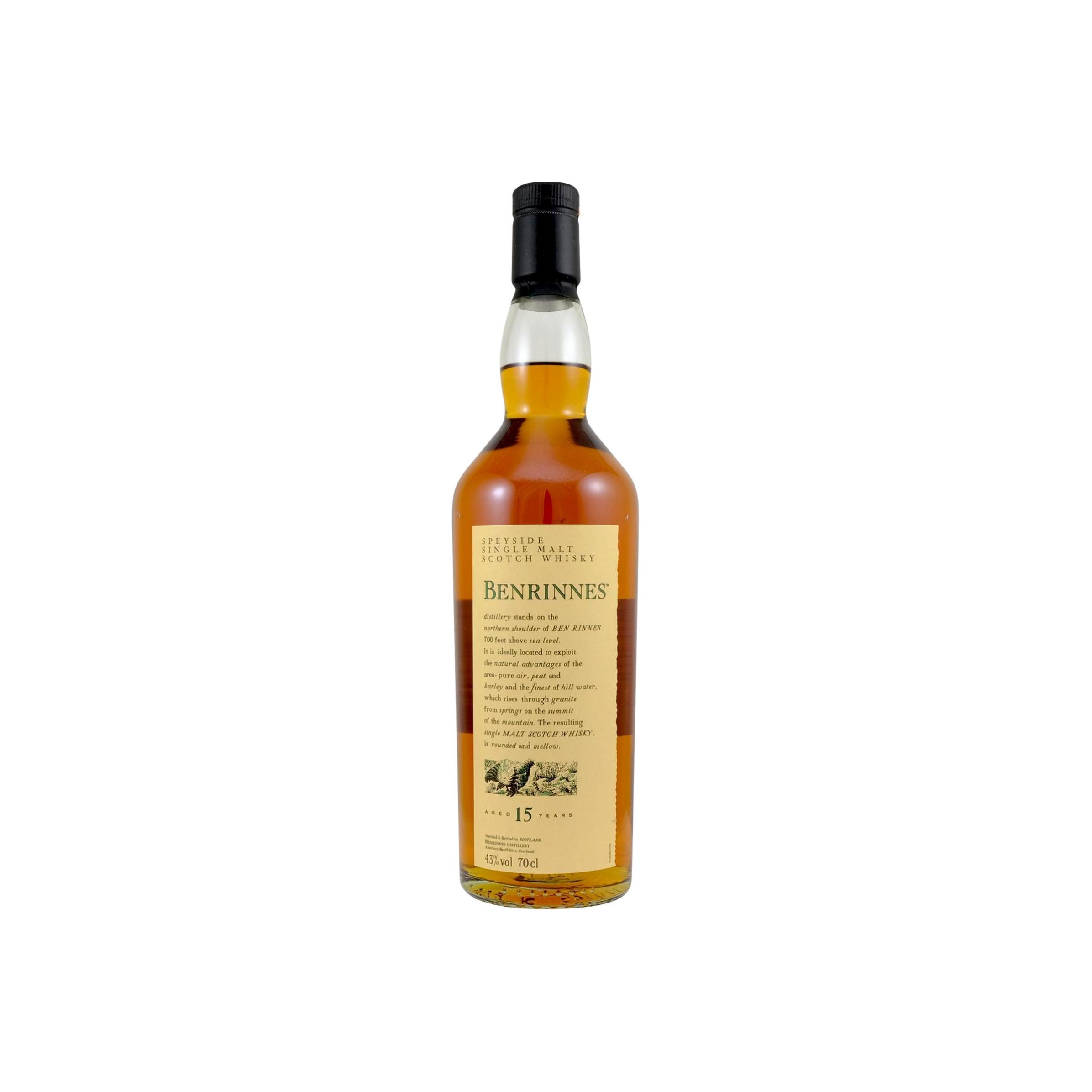 Benrinnes 15 Years Single Malt Whisky