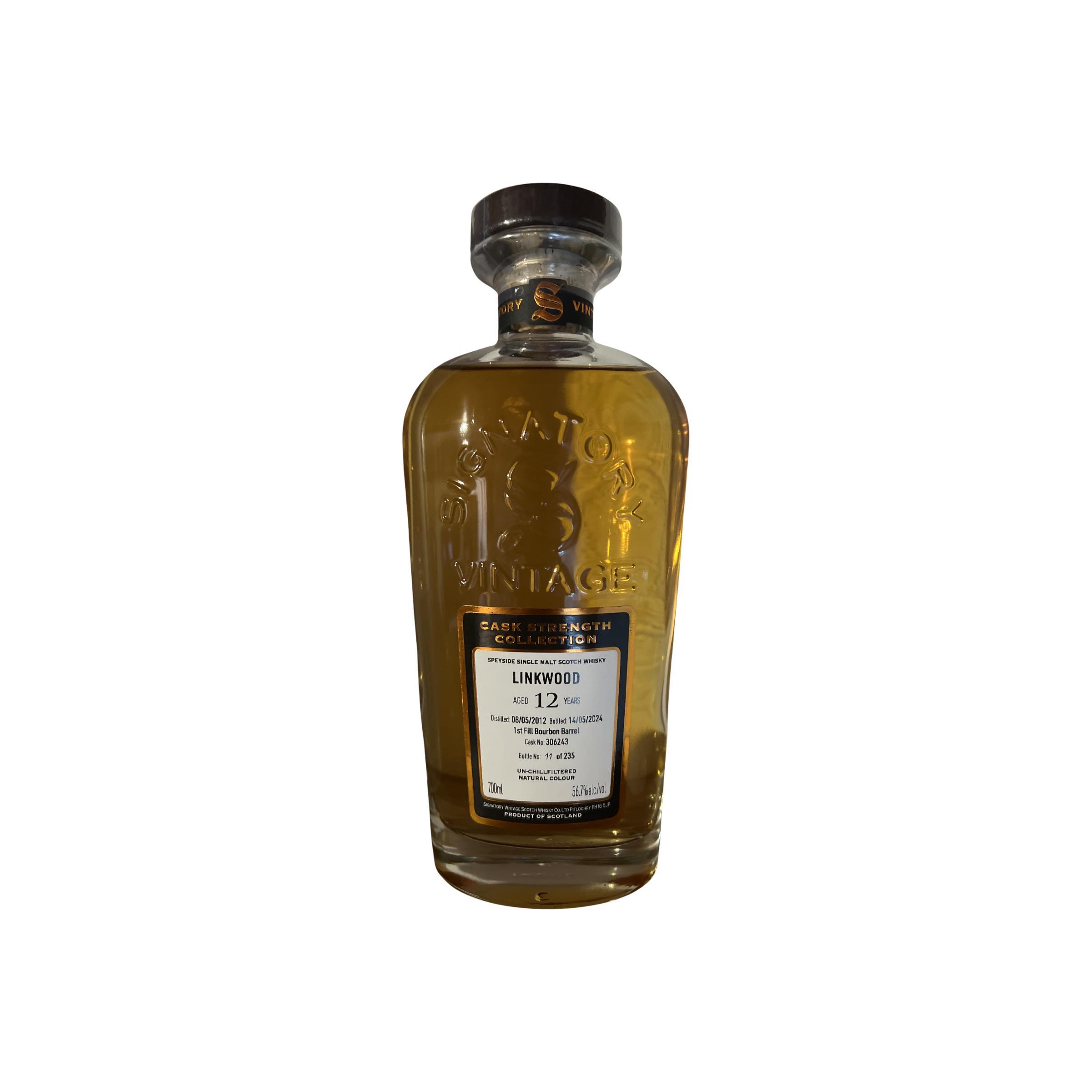 Linkwood Cask Strength Collection 2012 12 Years Single Malt Whisky