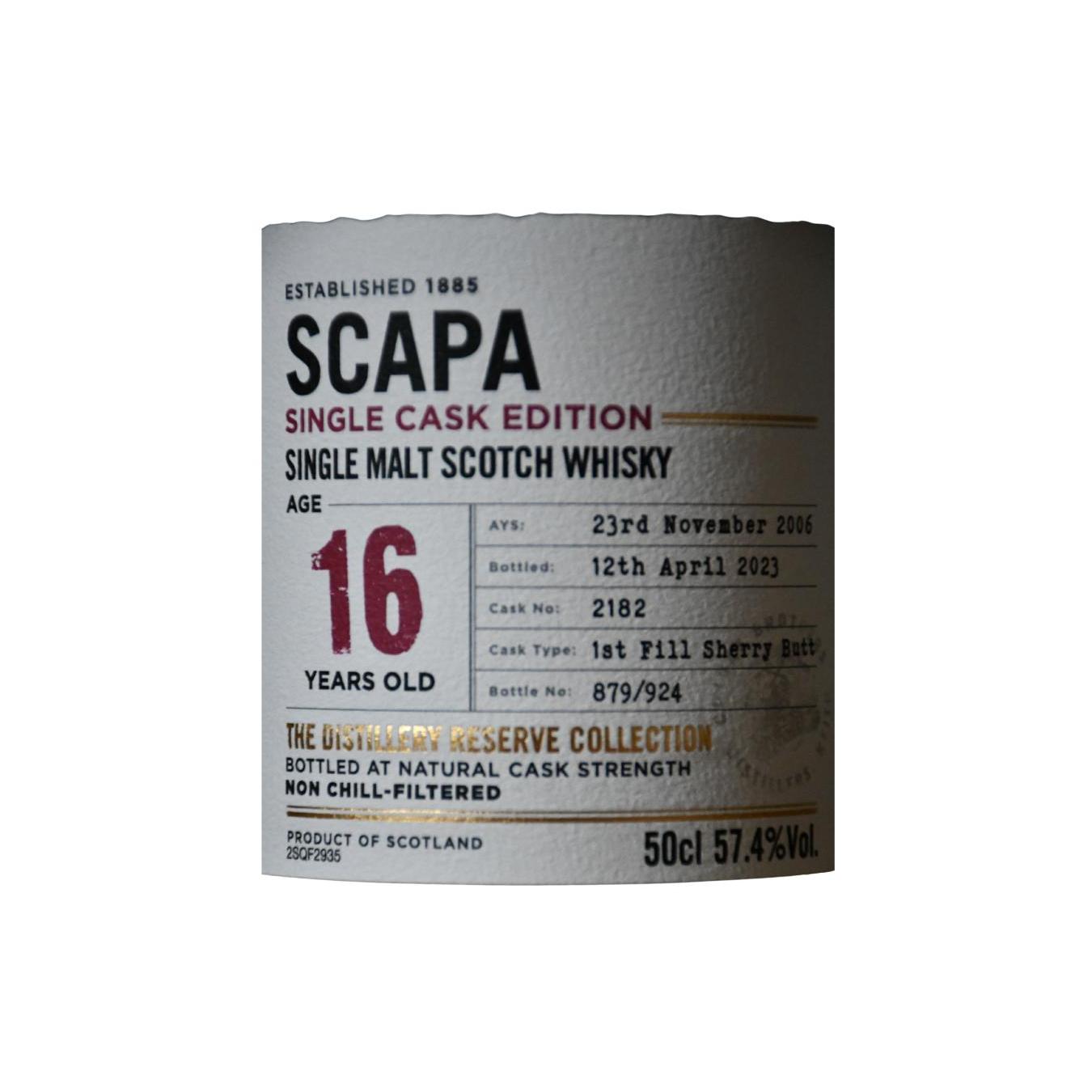 Scapa 2006 16 Years Single Malt Whisky 3