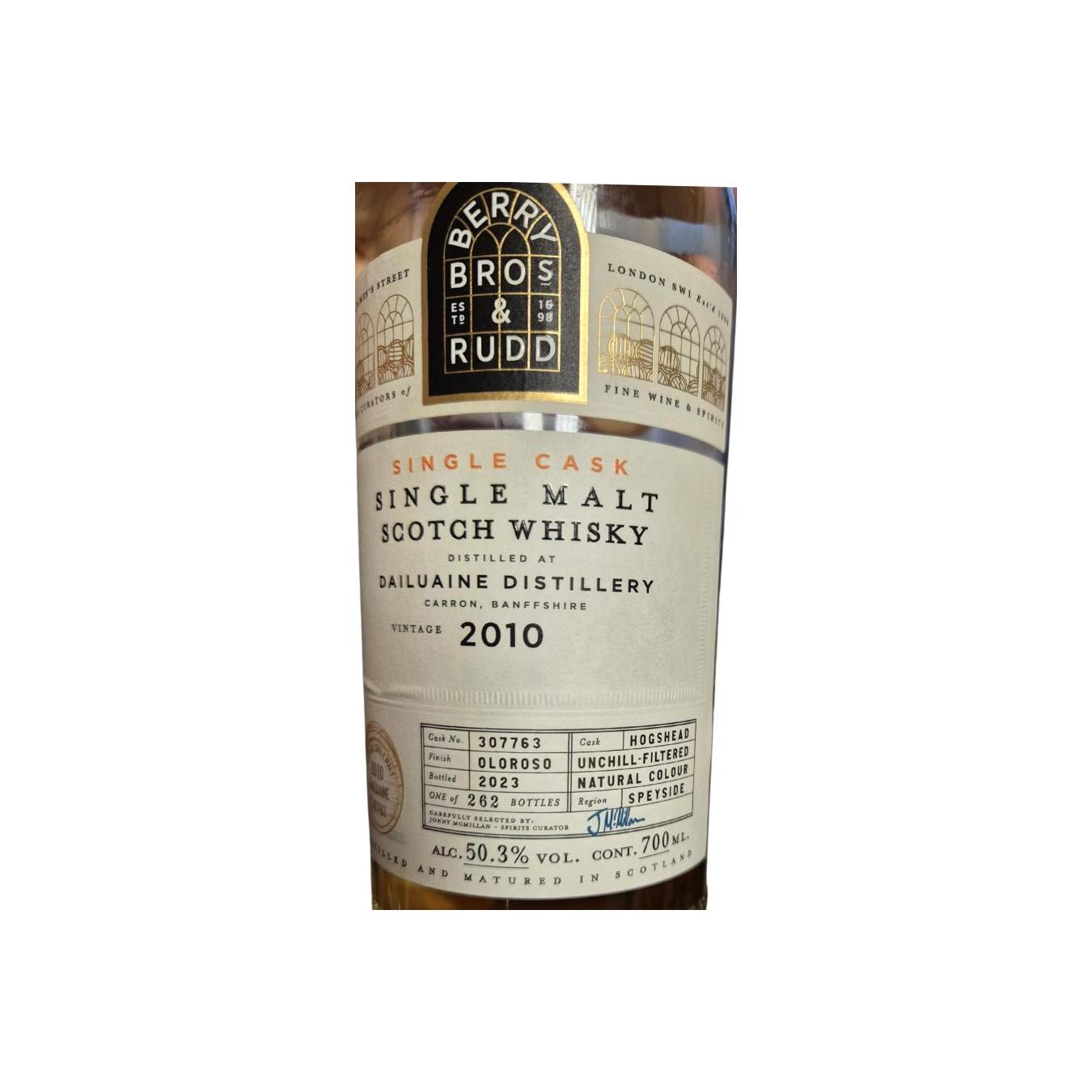 Dailuaine Single Cask 2010 Single Malt Whisky
