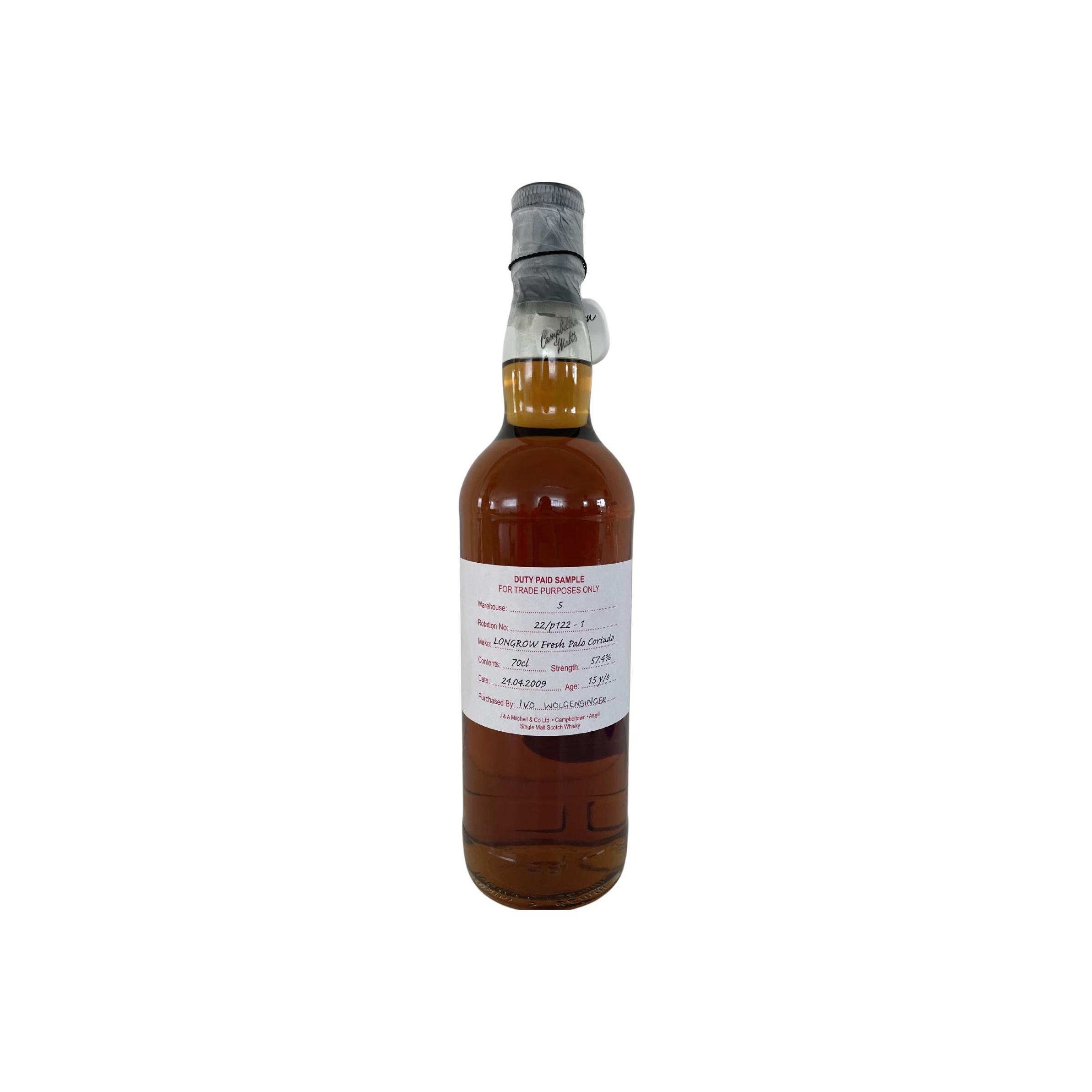 Longrow Duty Paid Sample - For Trade Purposes Only 2009 15 Years Single Malt Whisky
