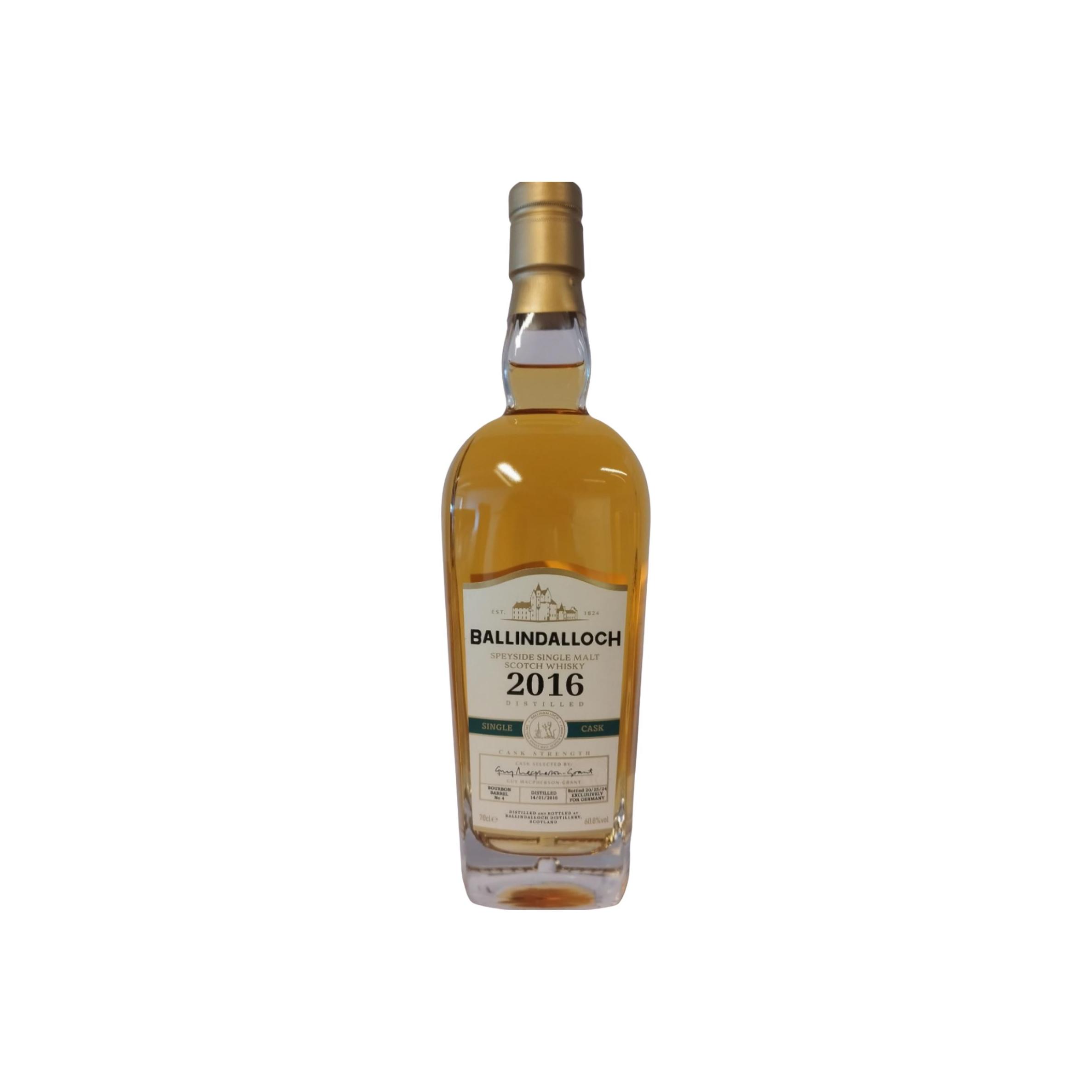 Ballindalloch 2016 8 Years Single Malt Whisky