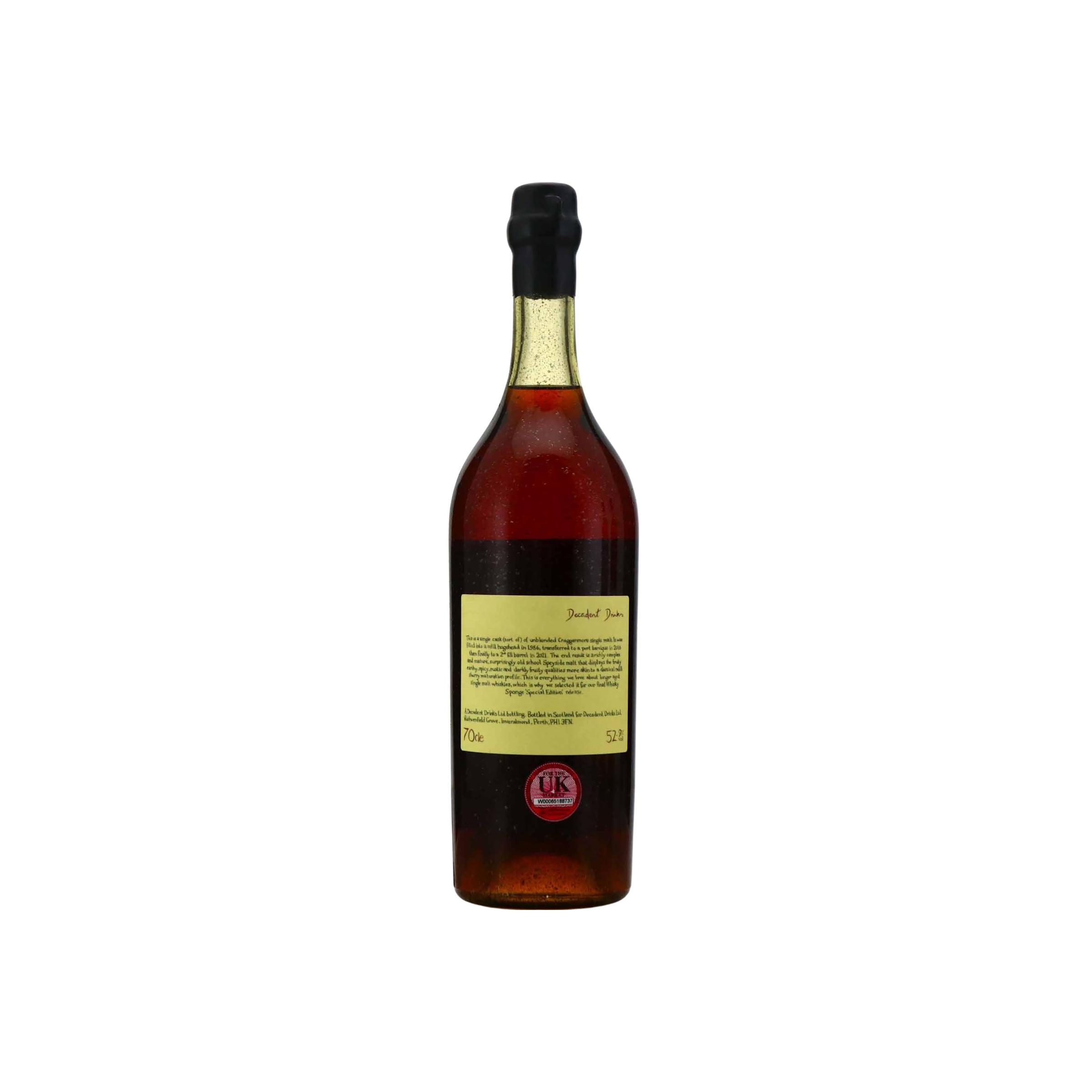 Cragganmore 1986 37 Years Single Malt Whisky 2