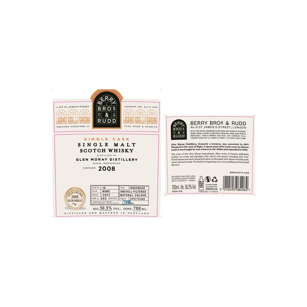 Glen Moray 2008 Single Malt Whisky