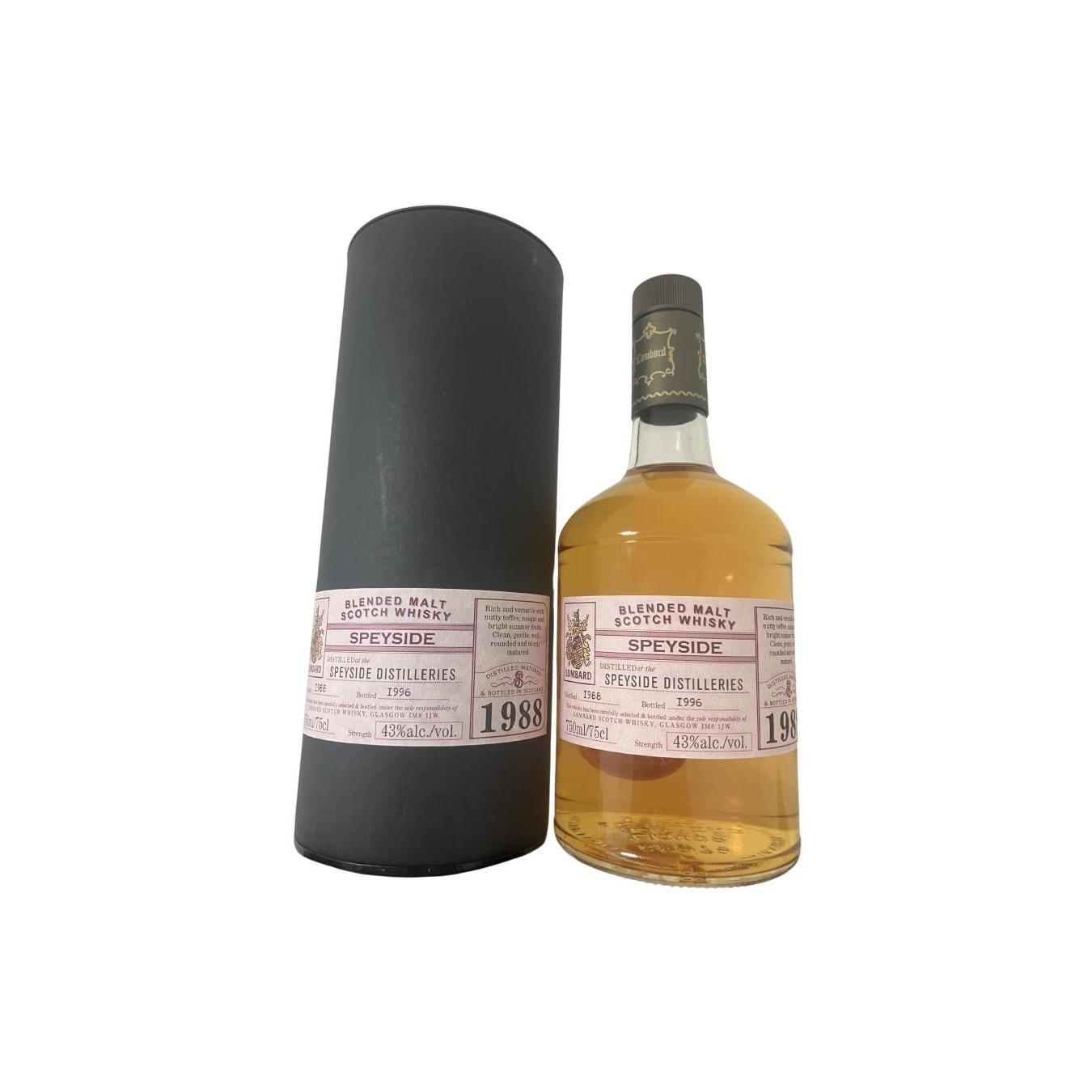 Speyside Blended Malt Scotch Whisky 1988 Lb 3