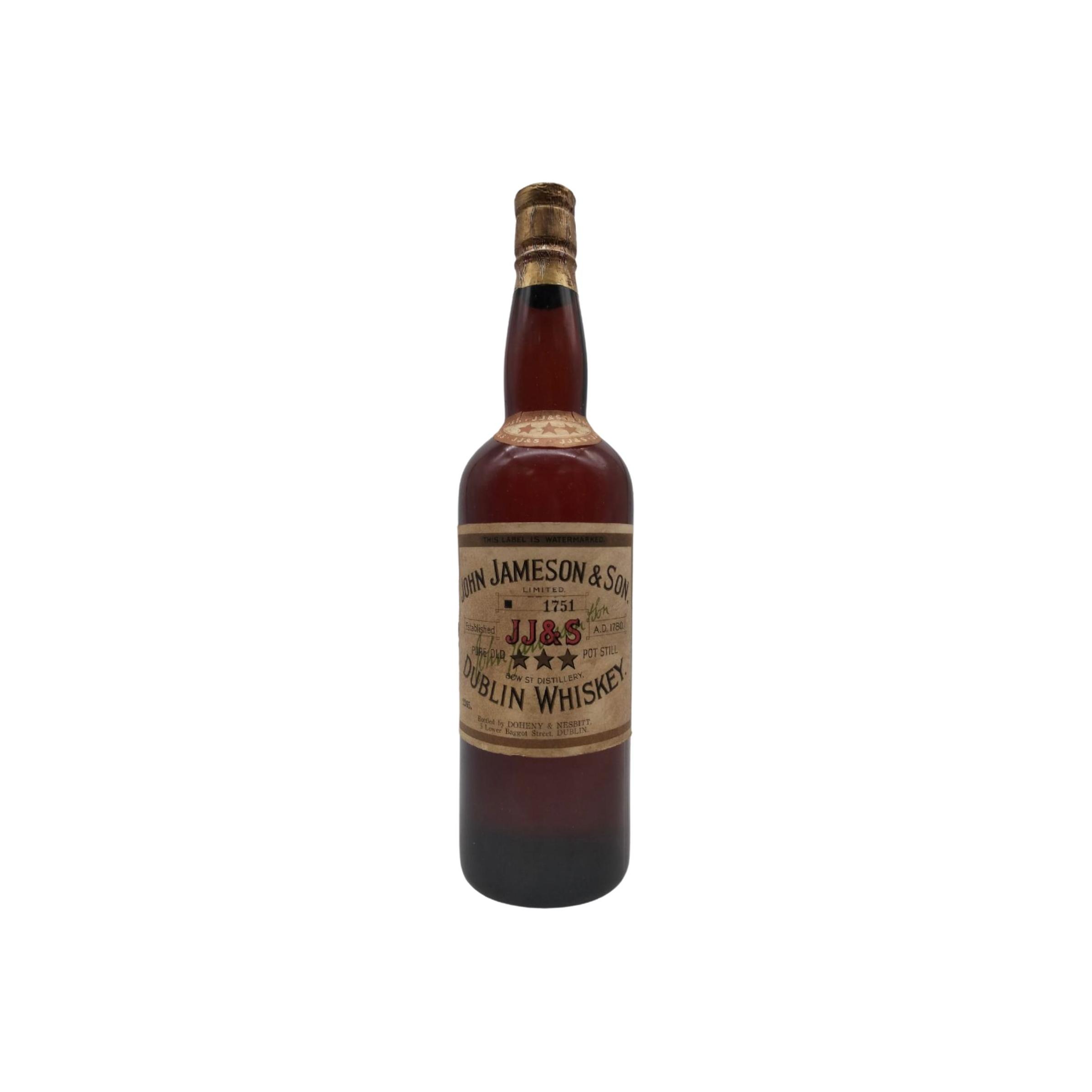 John Jameson & Son Three Star Dublin Whiskey