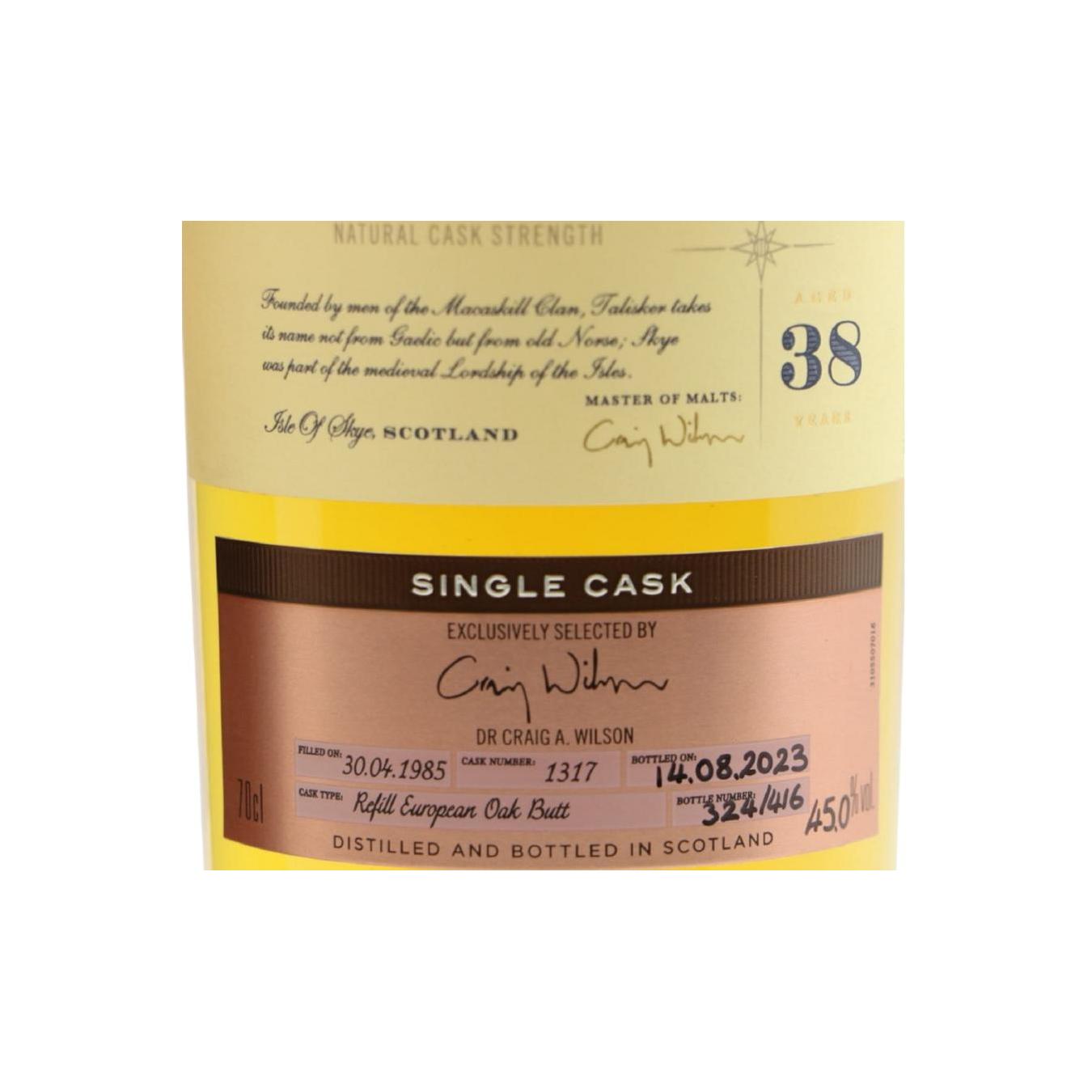 Talisker 1985 38 Years Single Malt Whisky 2