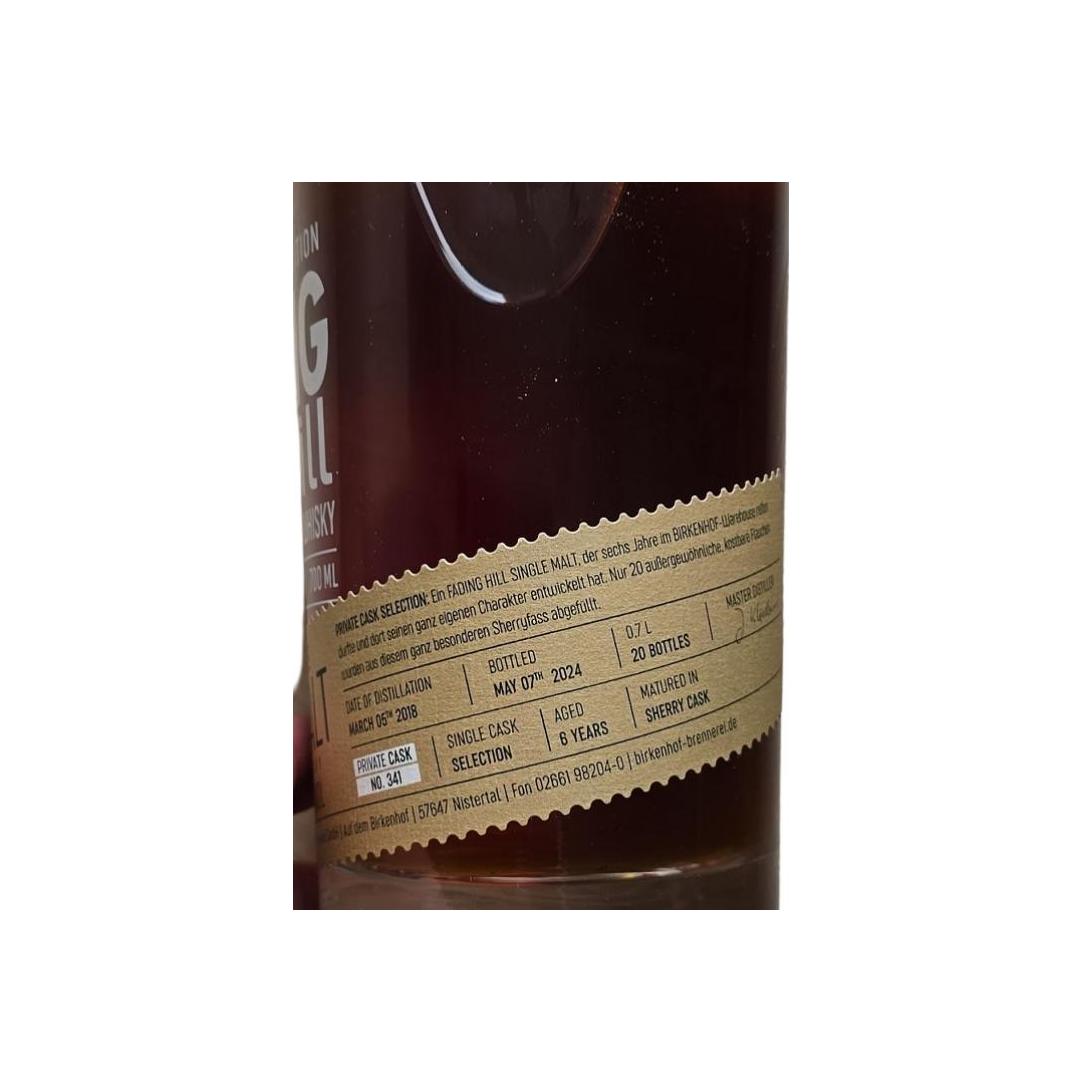 Fading Hill Handcrafted German Whisky 2