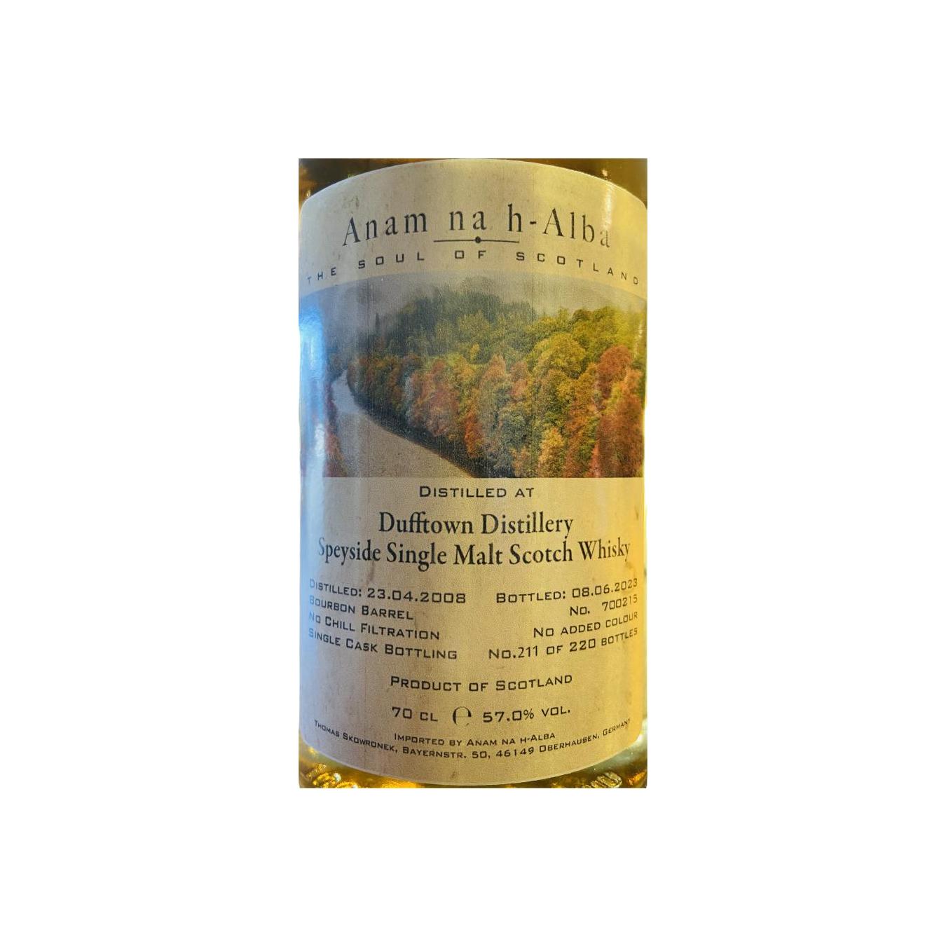 Dufftown 2008 Single Malt Whisky